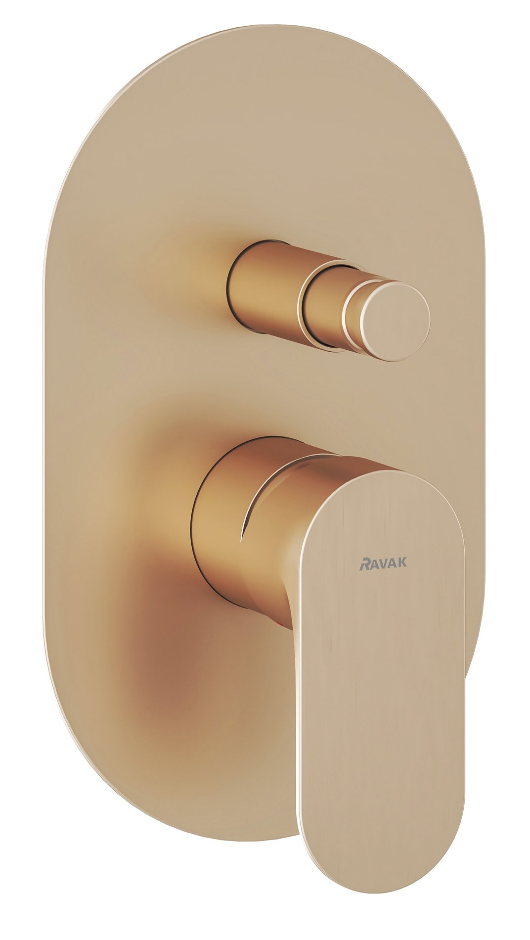 Ravak Eleganta falba süllyesztet csaptelep, automatikus, kétutas, belső egységgel EL 061.60RGB.O2, rose gold