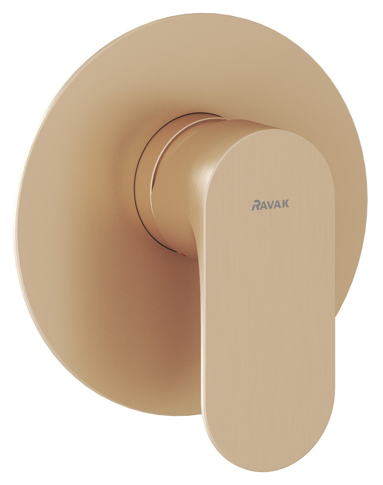 Ravak Eleganta falba szüllyesztett csaptelep, egyutas, belső egységgel EL 062.60RGB, rose gold – Rózsa arany, Kádcsaptelepek