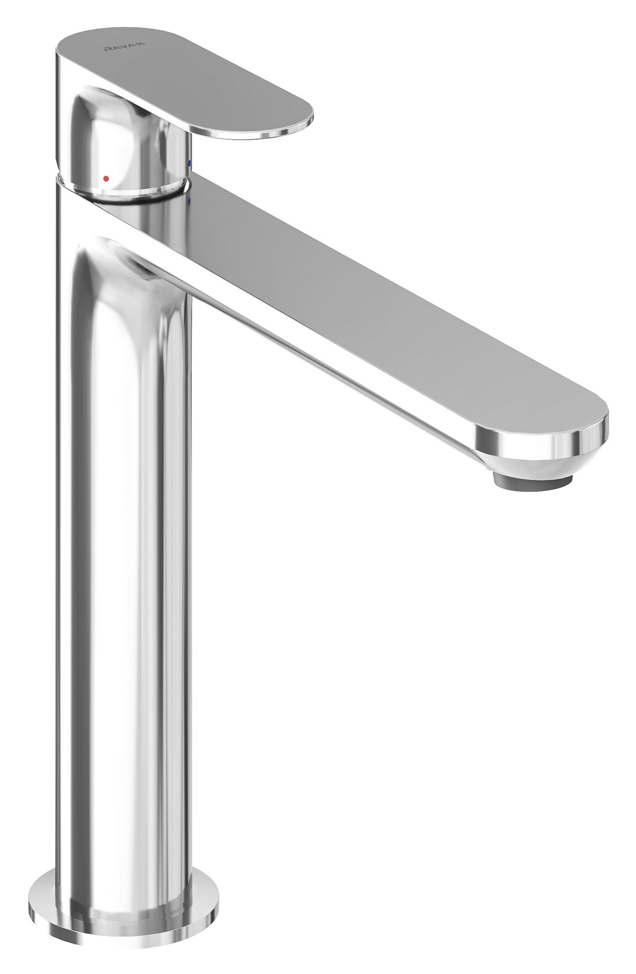 Ravak Eleganta álló mosdócsaptelep 220 mm leeresztő nélkül EL 014.00CR, Chrome – Króm, Mosdó csaptelepek