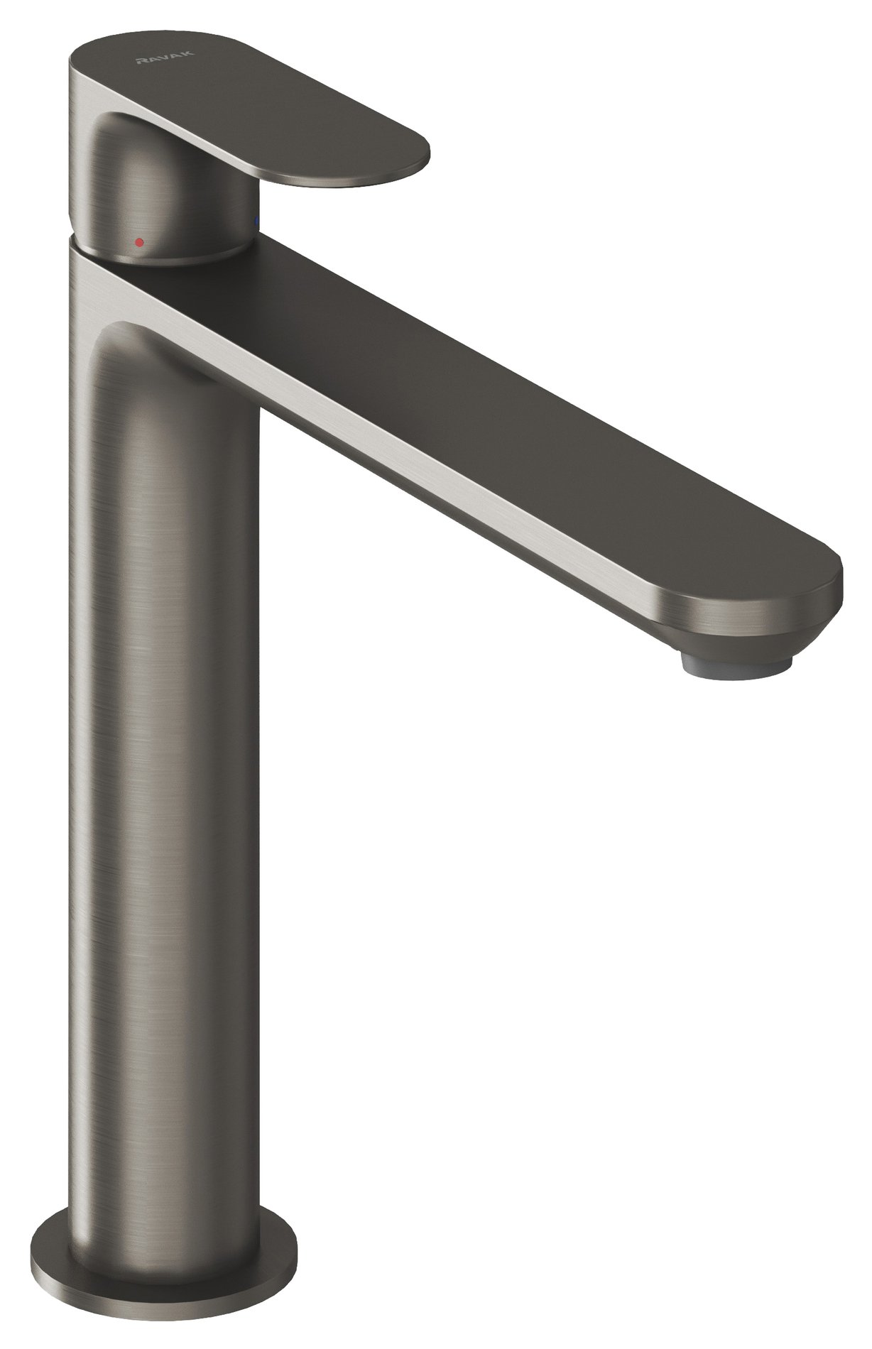 Ravak Eleganta álló mosdócsaptelep 220 mm leeresztő nélkül EL 014.20GB, grafit – Szürke, Mosdó csaptelepek