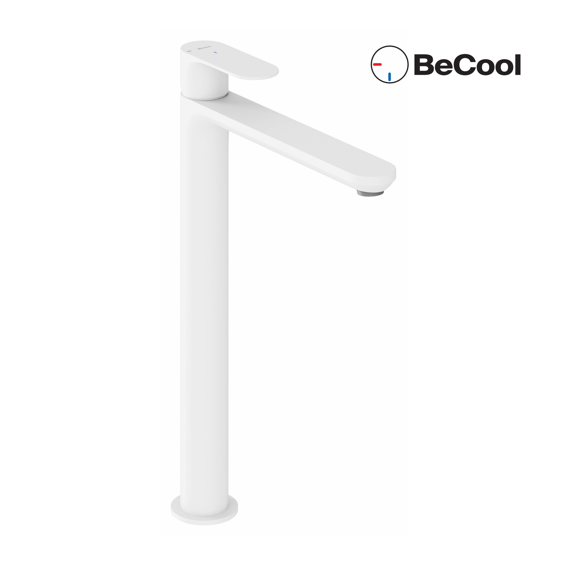 Ravak Eleganta álló mosdócsaptelep BeCool 335 mm leeresztő nélkül EL 015.11WV, White Velvet – Fehér, Mosdó csaptelepek