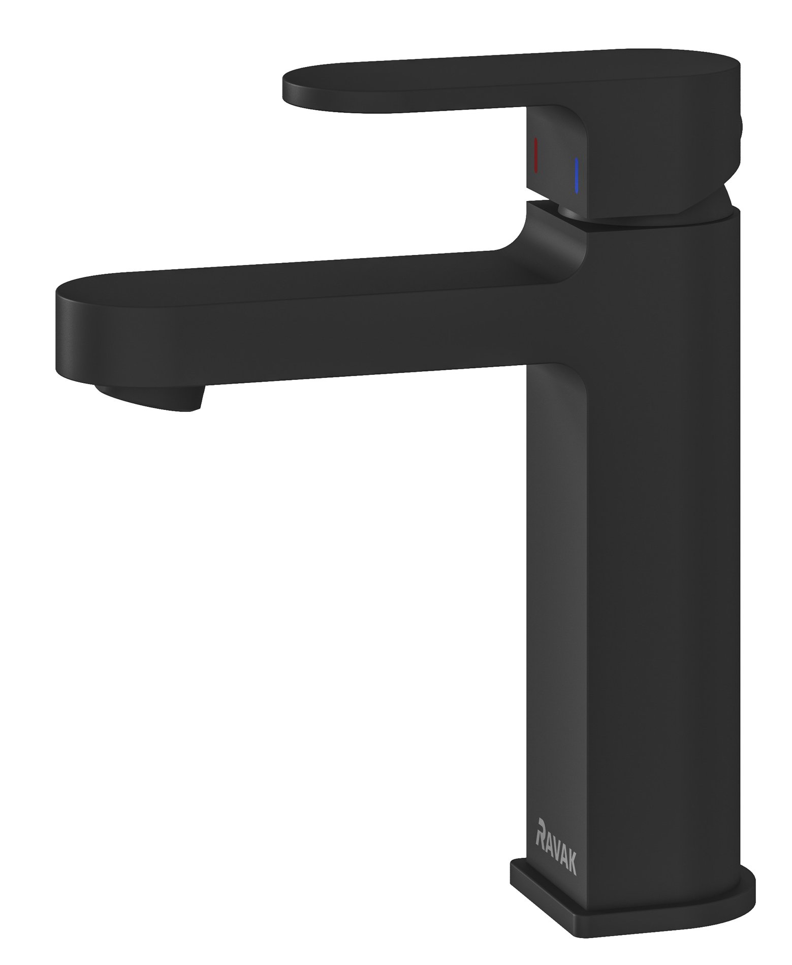 Ravak Chrome mosdócsaptelep 180 mm lefolyó nélkül CR 014.20BL, fekete – Mosdó csaptelepek