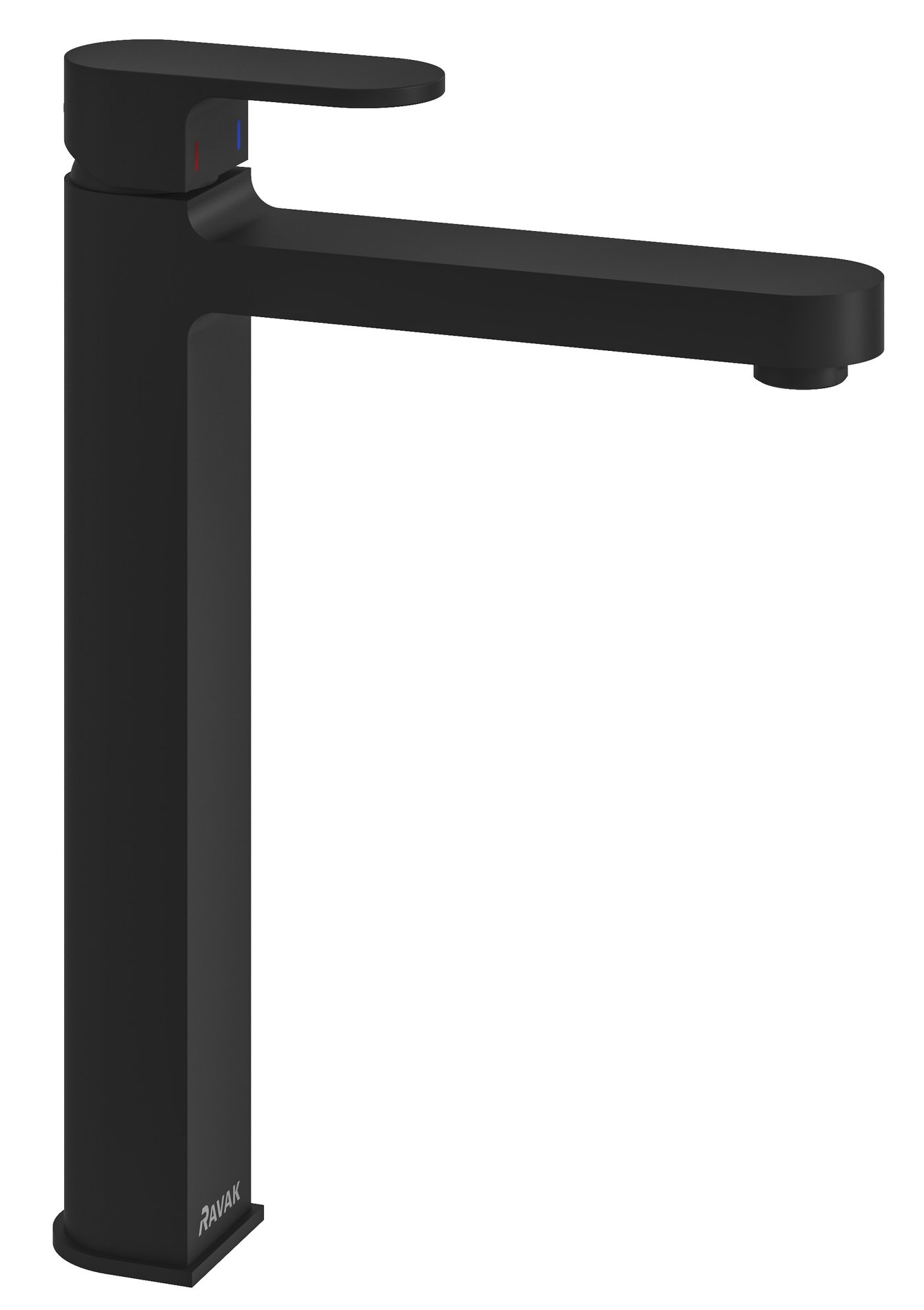 Ravak Chrome mosdócsaptelep 310 mm lefolyó nélkül CR 015.20BL, fekete – Mosdó csaptelepek