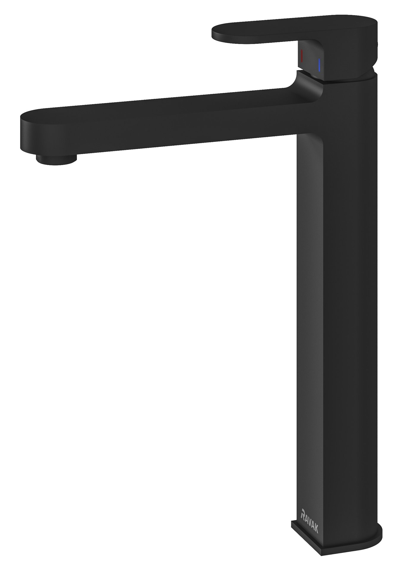 Ravak Chrome mosdócsaptelep 310 mm lefolyó nélkül CR 015.20BL, fekete – Mosdó csaptelepek