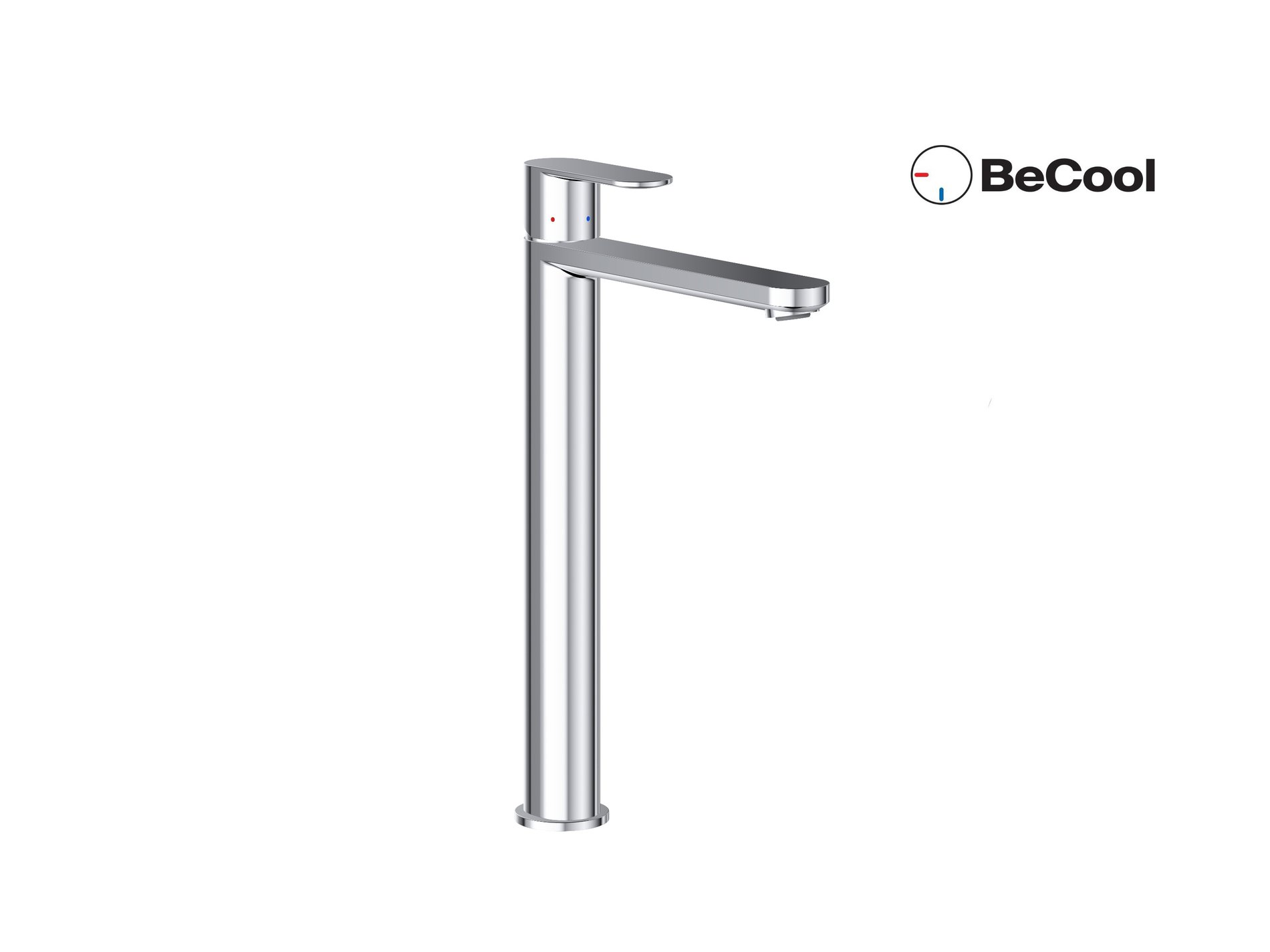Ravak Chrome II mosdócsaptelep BeCool 300 mm lefolyó nélkül CR II 015.01CR, króm – Mosdó csaptelepek