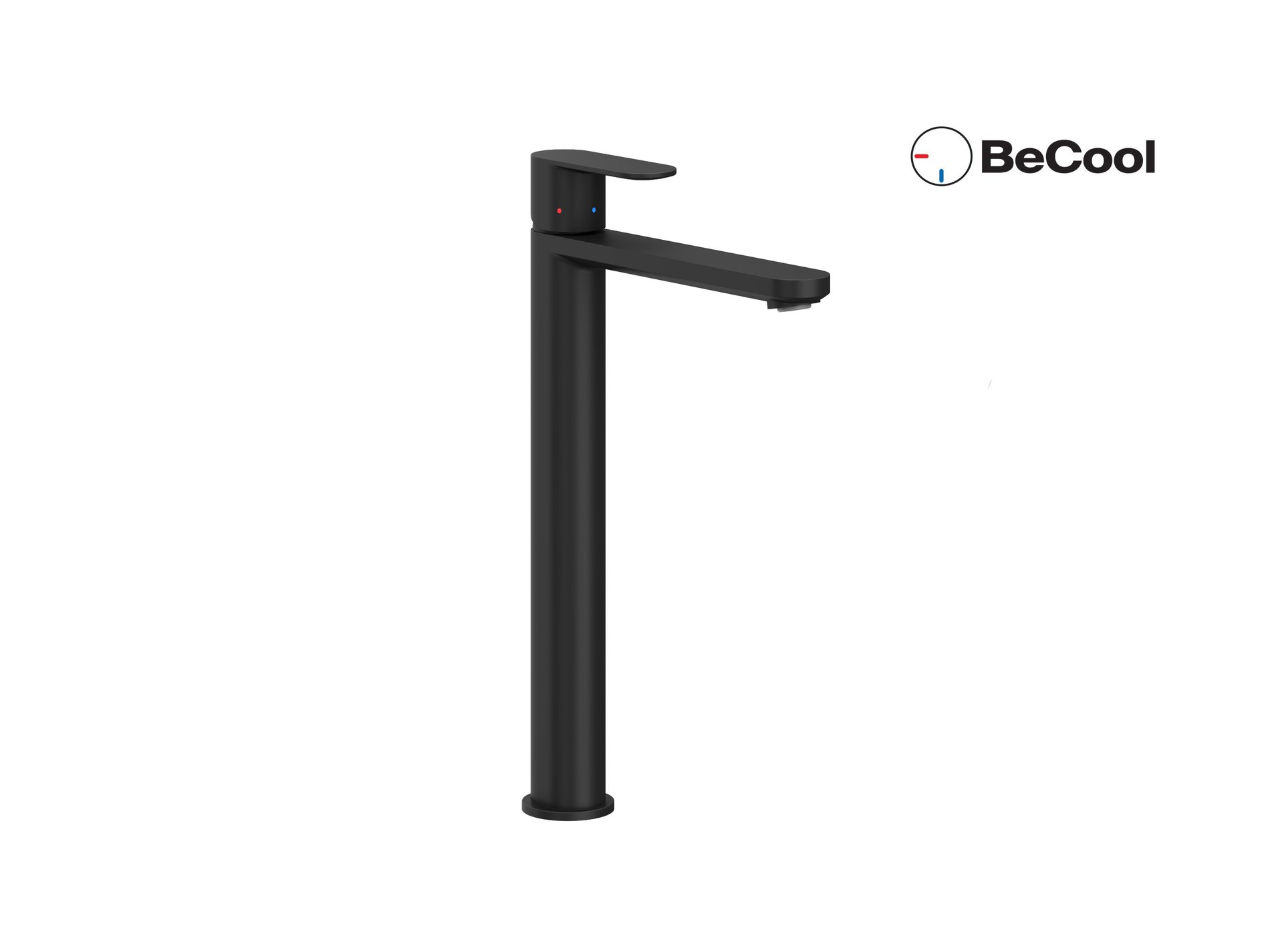 Ravak Chrome II mosdócsaptelep BeCool 300 mm lefolyó nélkül CR II 015.21BL, fekete – Mosdó csaptelepek
