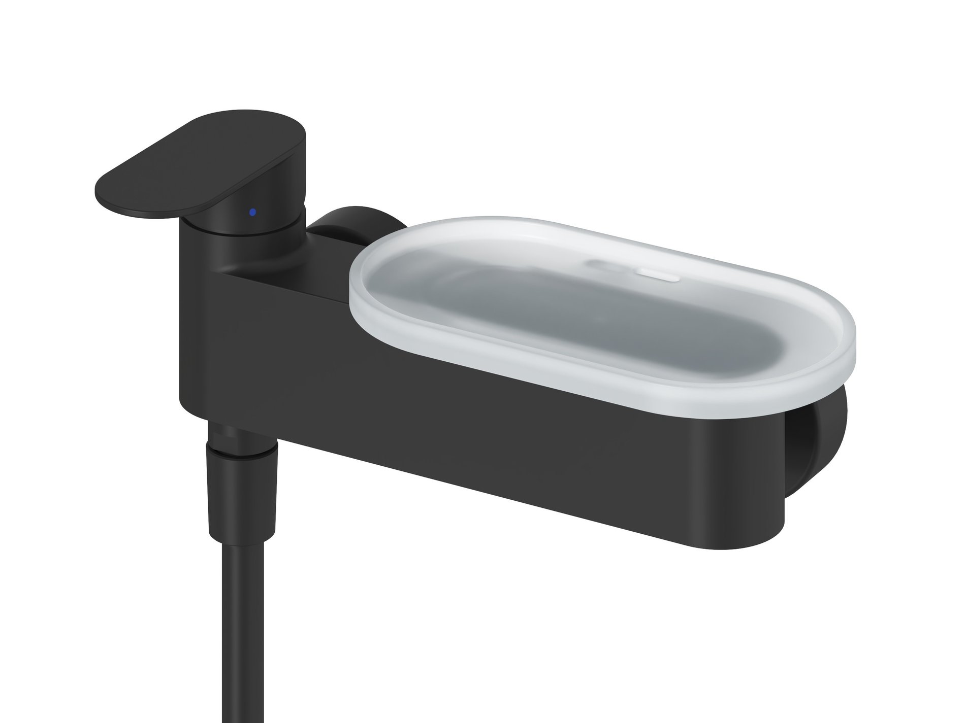 Ravak Chrome II zuhanycsaptelep szett nélkül CR II 032.20BL, fekete – Zuhanycsaptelepek