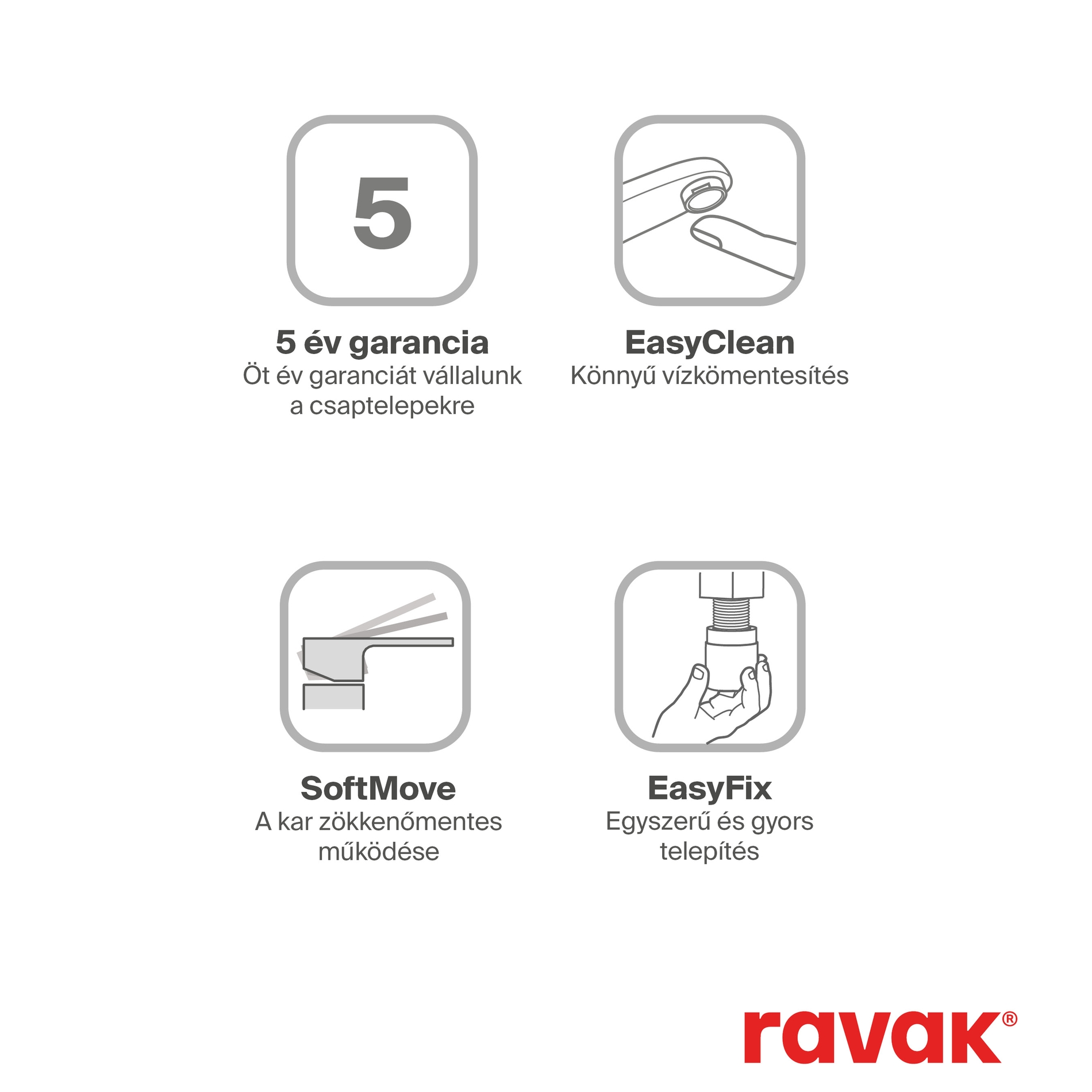 Ravak Life álló bidécsaptelep 160 mm, leersztő nélkül LF 056.20BLM, matt fekete – Bidé csaptelep