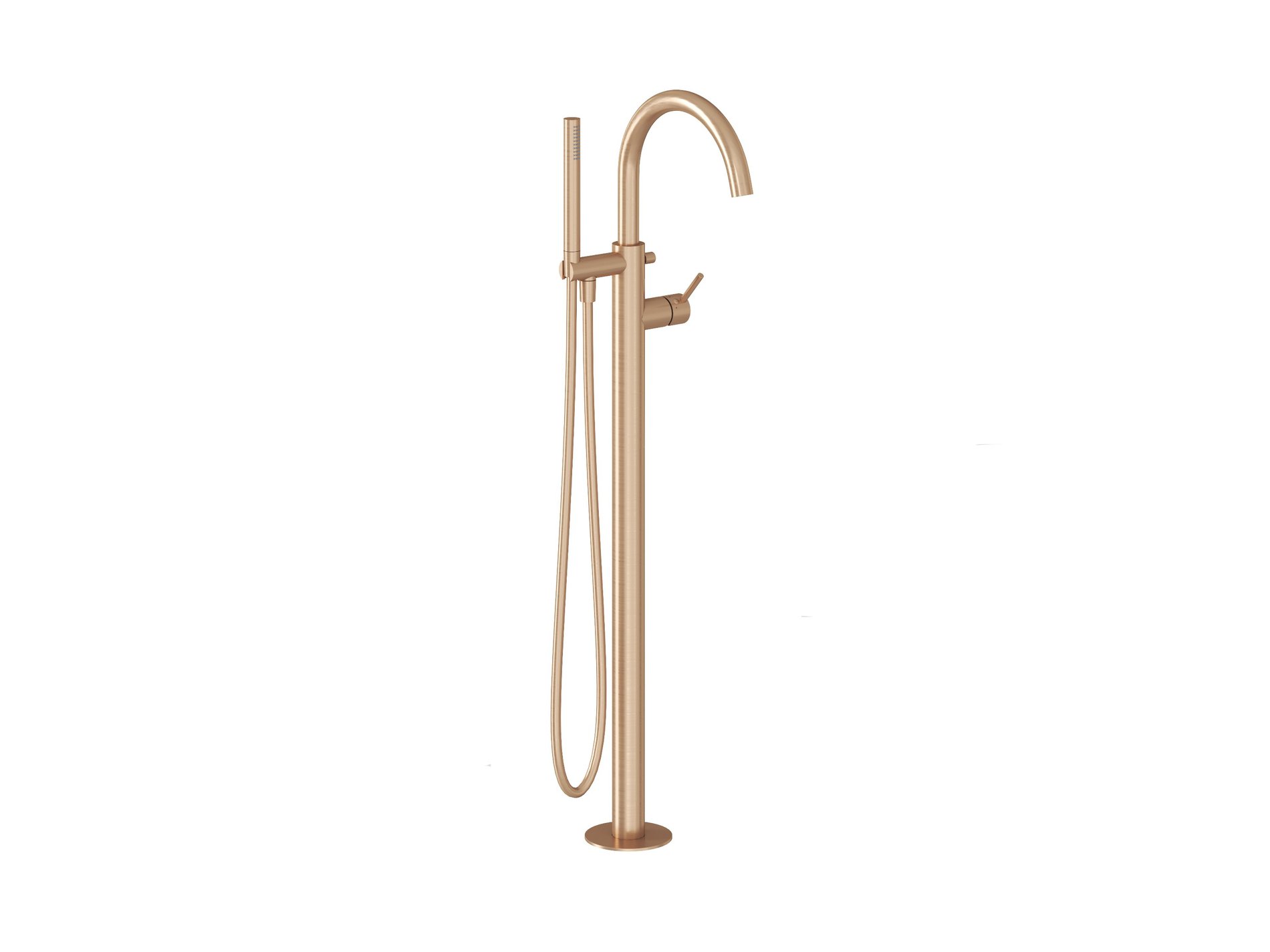 Ravak Espirit padlón álló kádcsaptelep szettel ES 080.60RGB.RB07G, rose gold – Kádcsaptelepek
