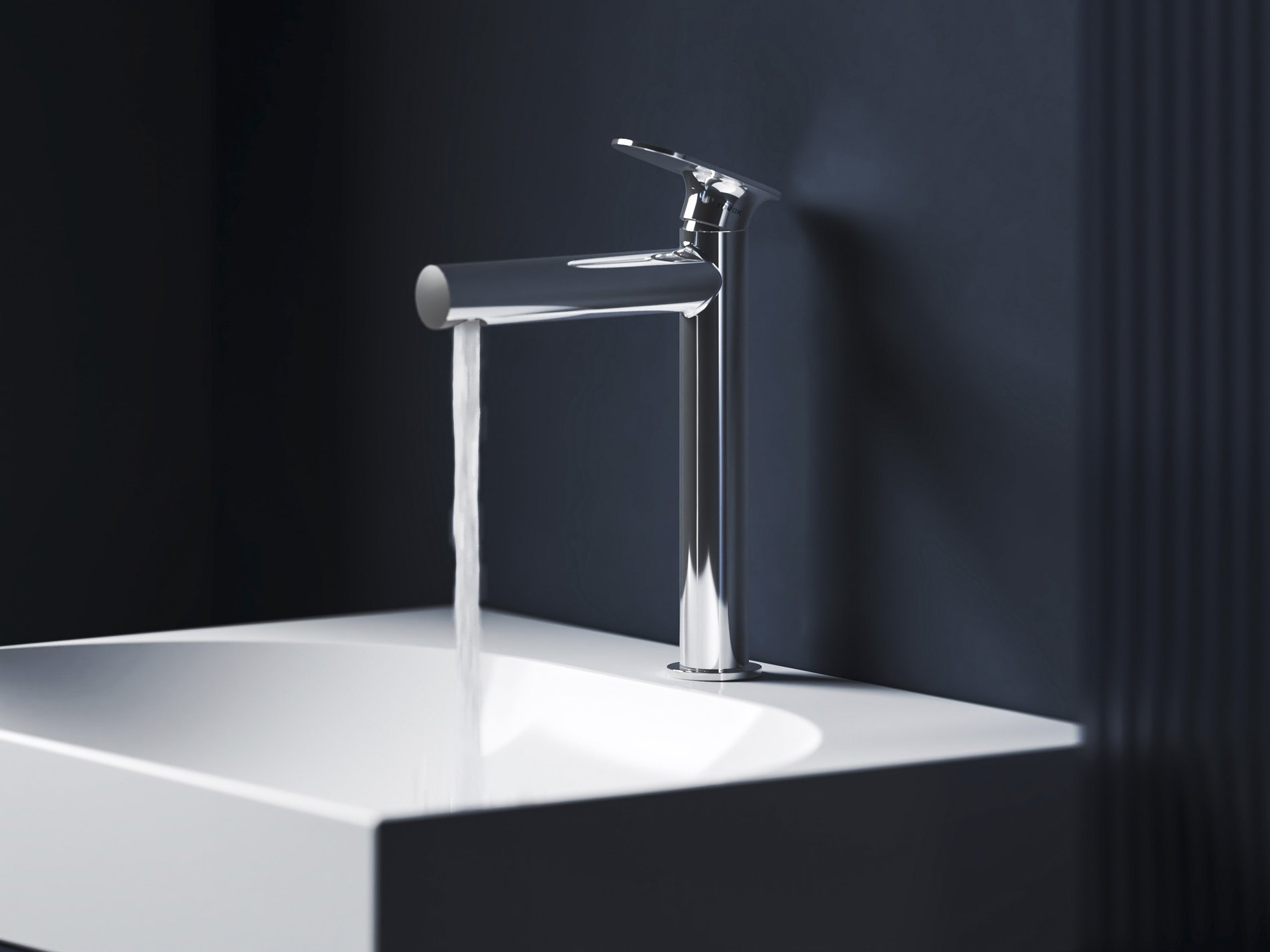 Ravak Spring mosdócsaptelep 255 mm, leeresztő nélkül, króm SG 014.00CR – Mosdó csaptelepek