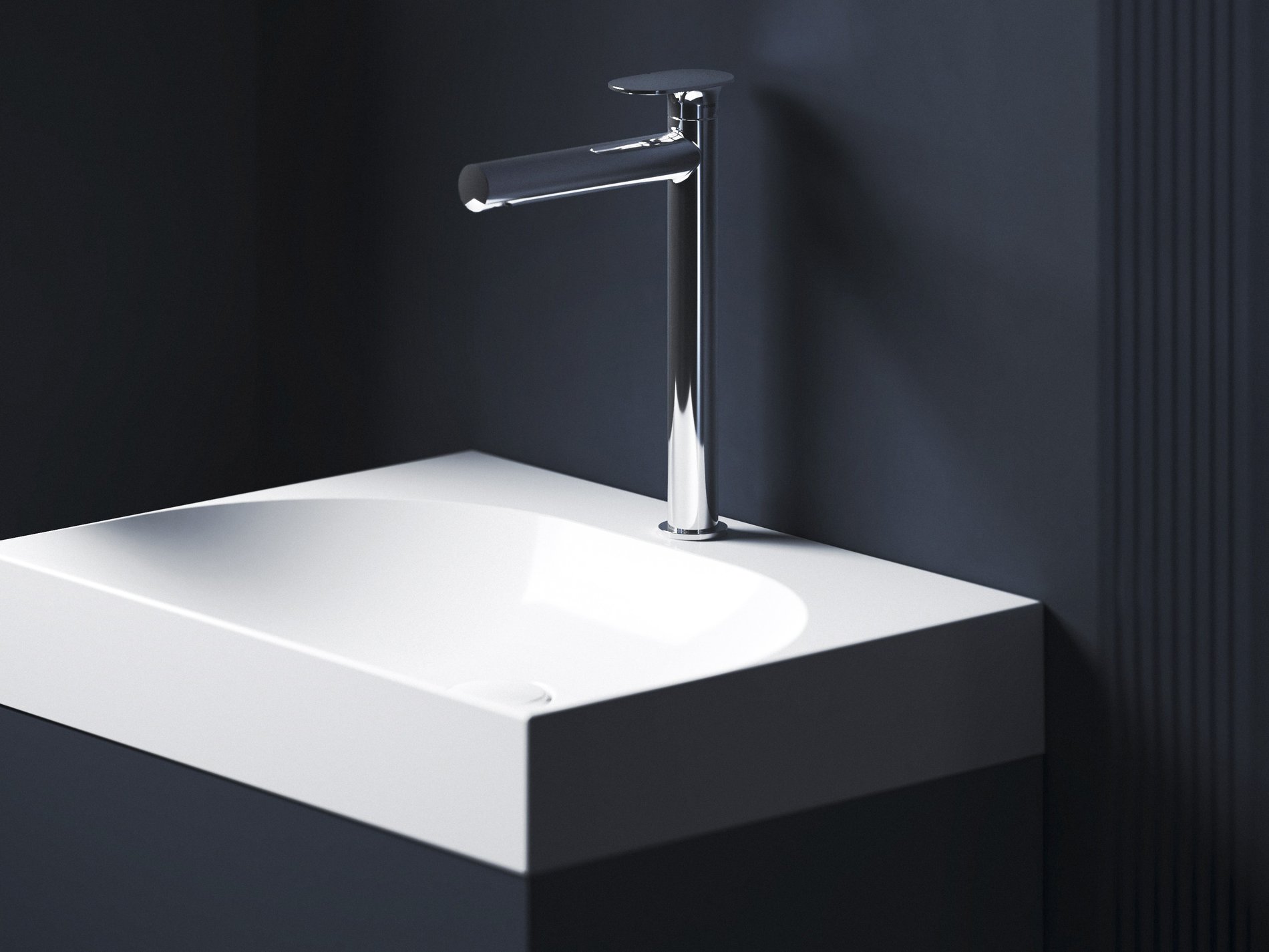 Ravak Spring mosdócsaptelep 315 mm, leeresztő nélkül, króm SG 015.00CR – Mosdó csaptelepek