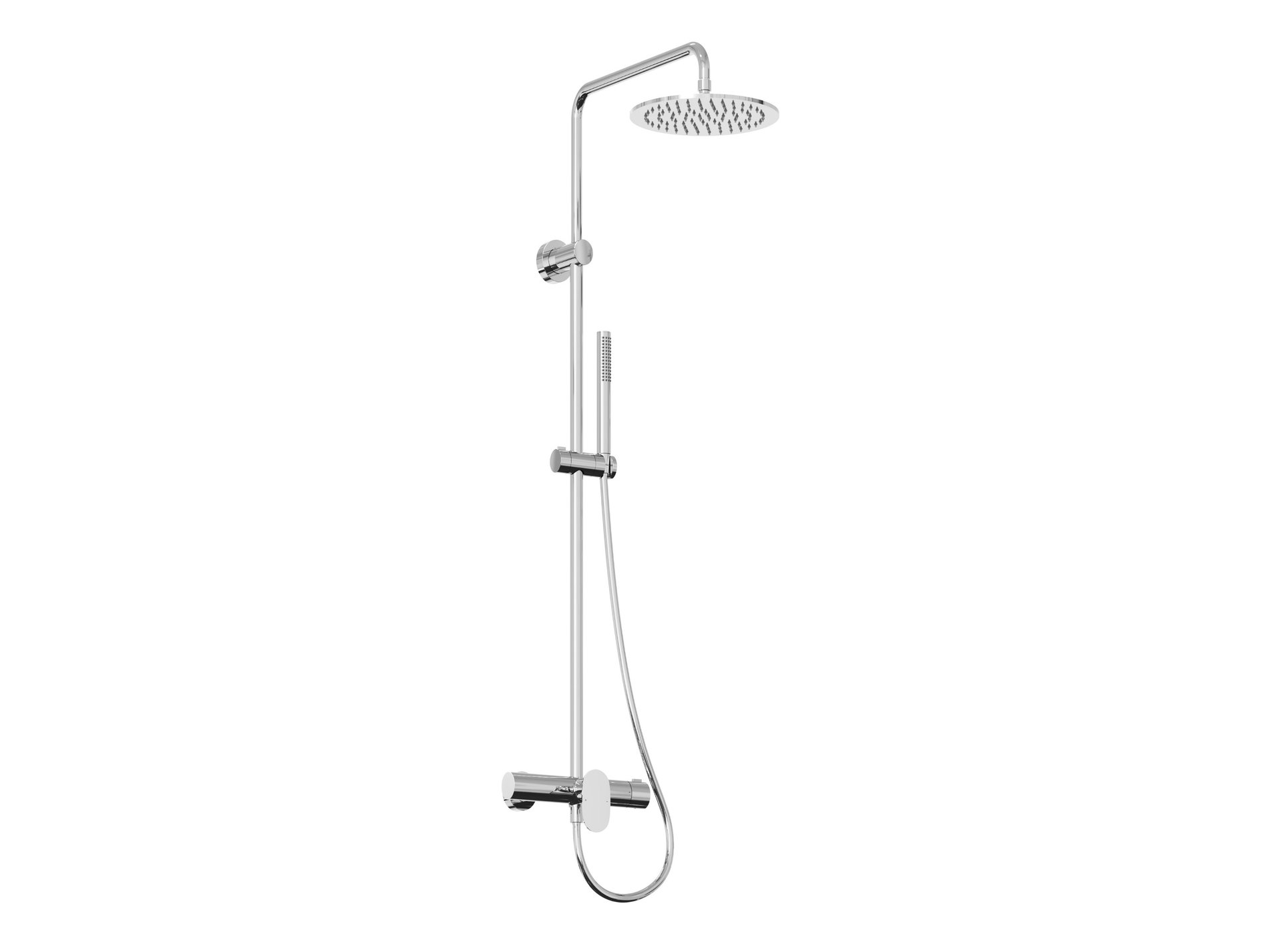 Ravak Spring állítható, nem termosztátos zuhanyoszlop, zuhanyszettel, króm SG 098.00CR – Zuhanycsaptelepek