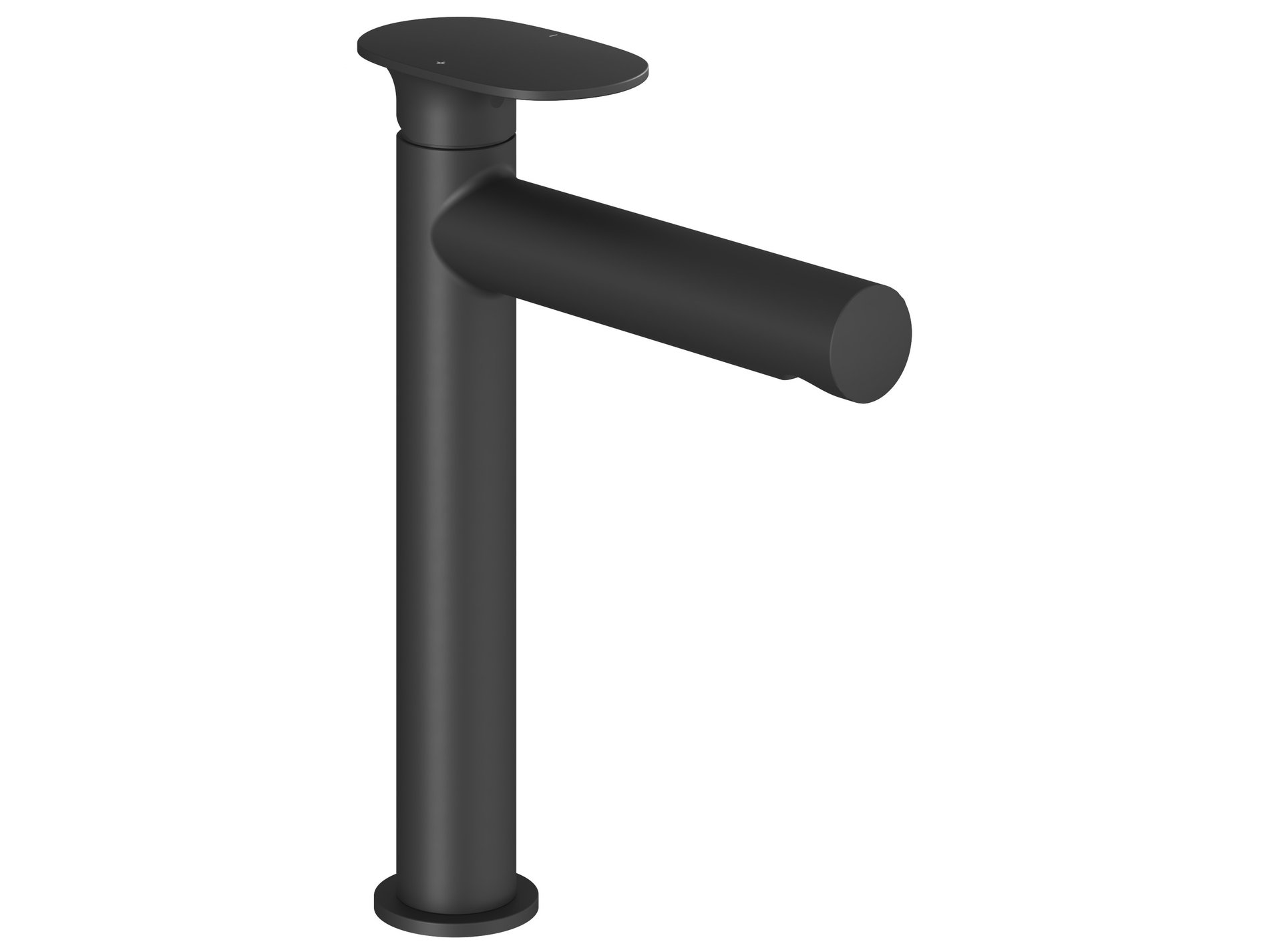 Ravak Spring mosdócsaptelep 255 mm, leeresztő nélkül, matt fekete SG 014.20BLM – Mosdó csaptelepek