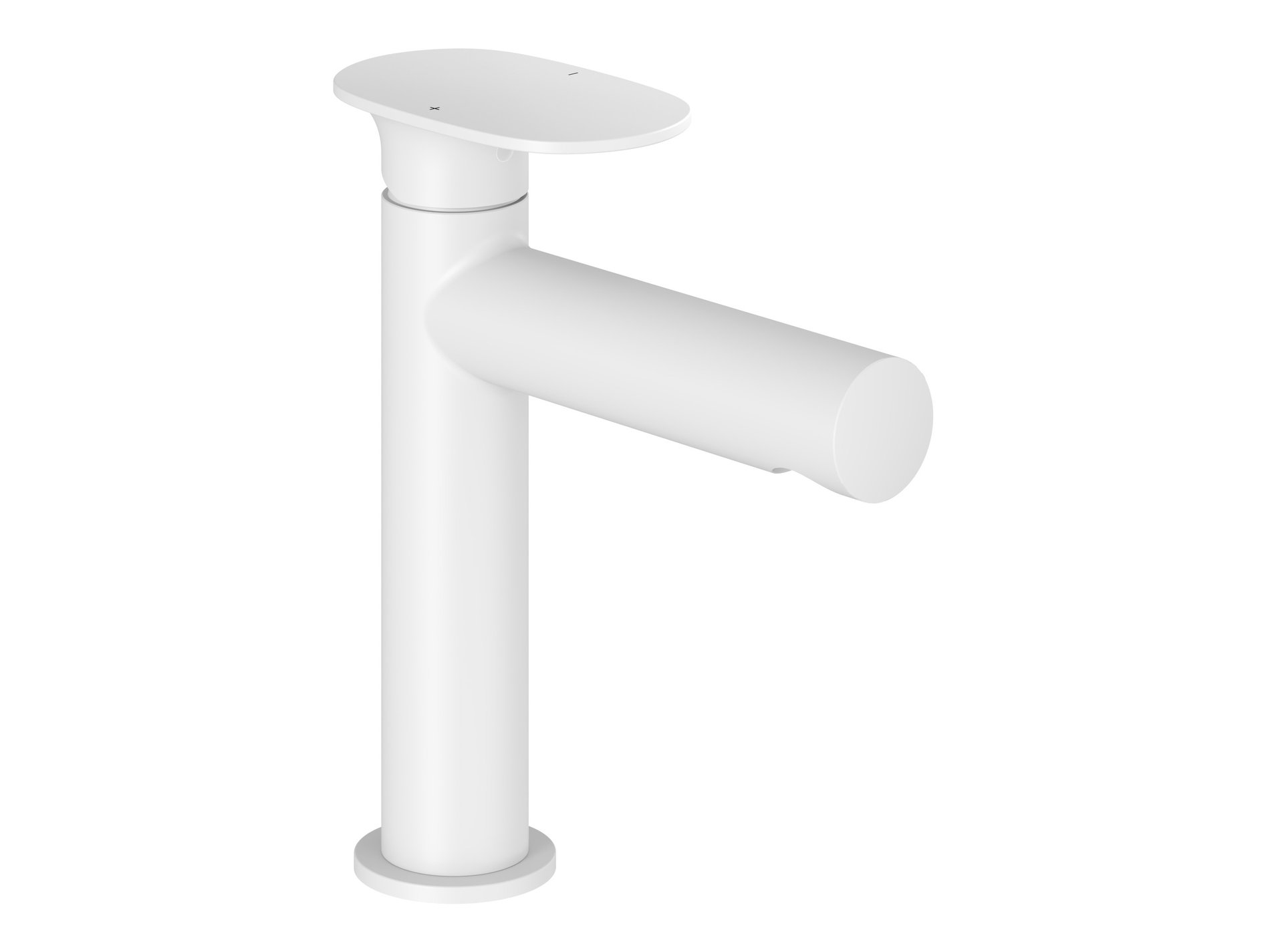 Ravak Spring mosdócsaptelep 190 mm, leeresztő nélkül, matt fehér SG 012.10WHM – Mosdó csaptelepek