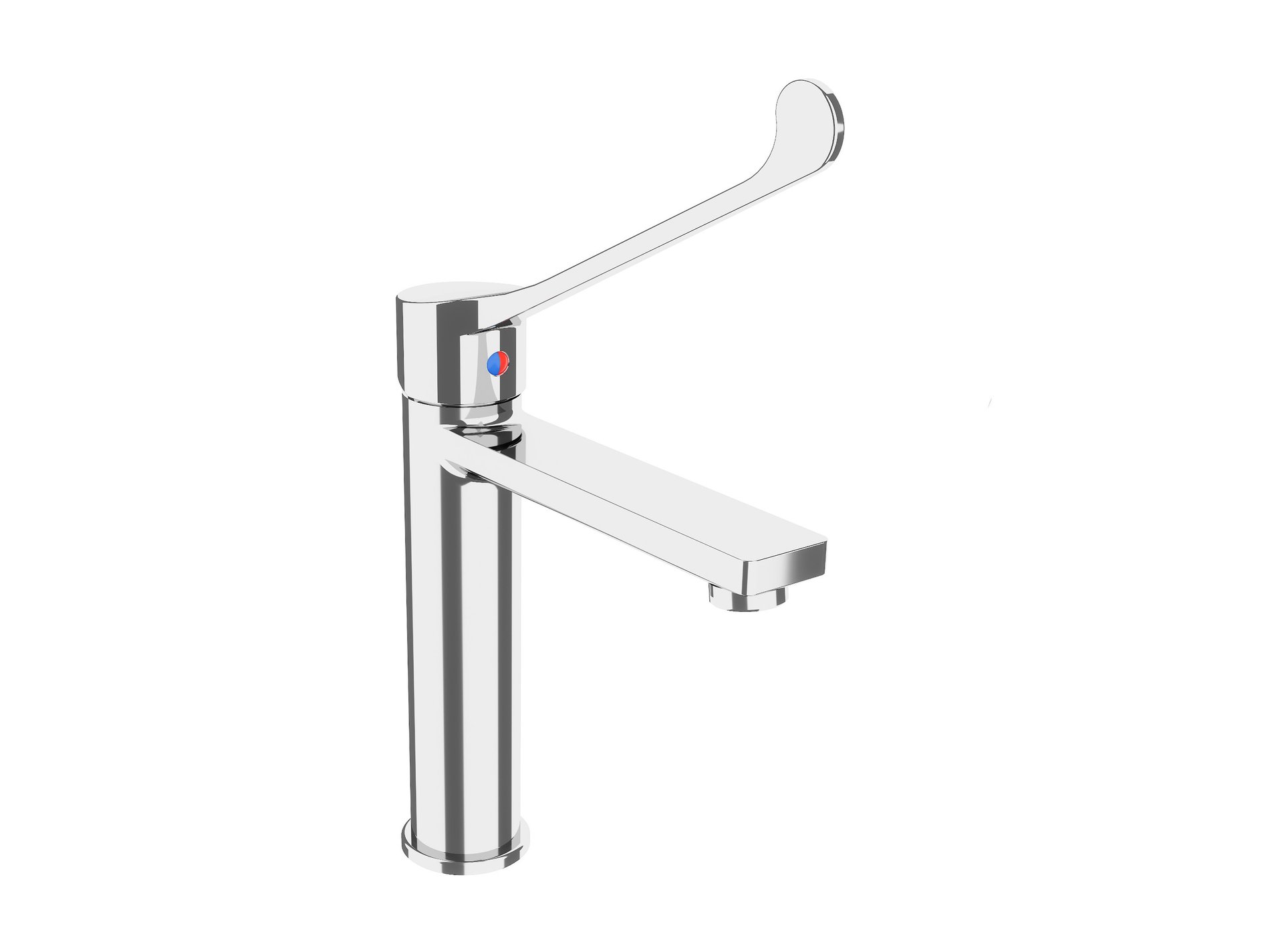 Ravak Safe álló mosdócsaptelep, 230 mm, leeresztő nélkül, króm SF 014.00CR – Mosdó csaptelepek