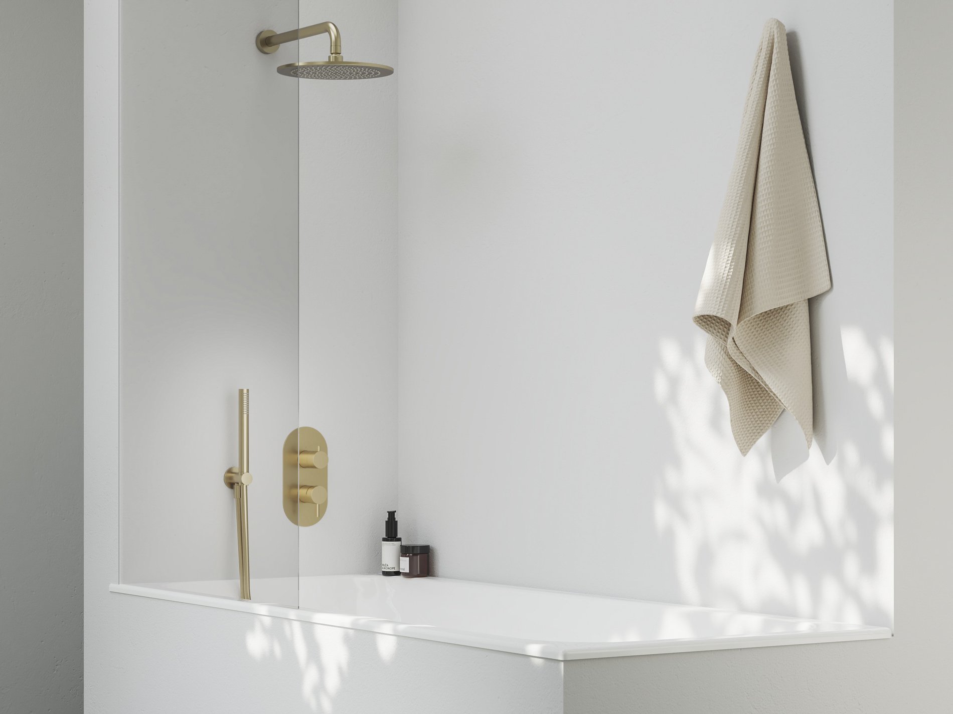 Ravak Fali csatlakozó zuhanyfejhez 702.60GLB, gold – Arany, Zuhanyfejek