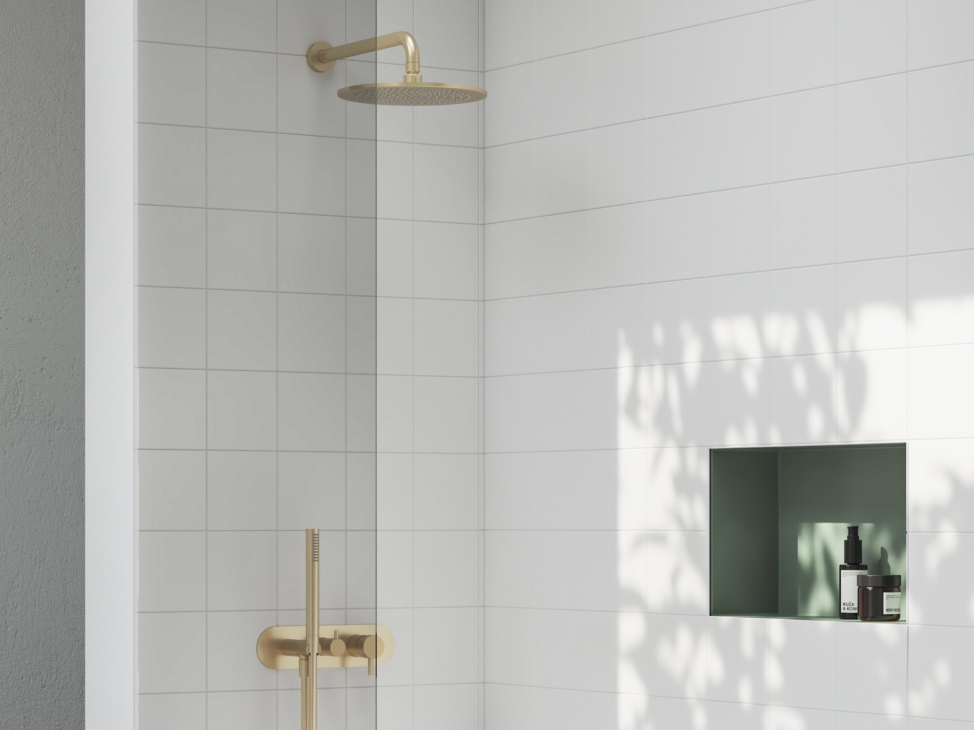 Ravak Fali csatlakozó zuhanyfejhez 702.60GLB, gold – Arany, Zuhanyfejek