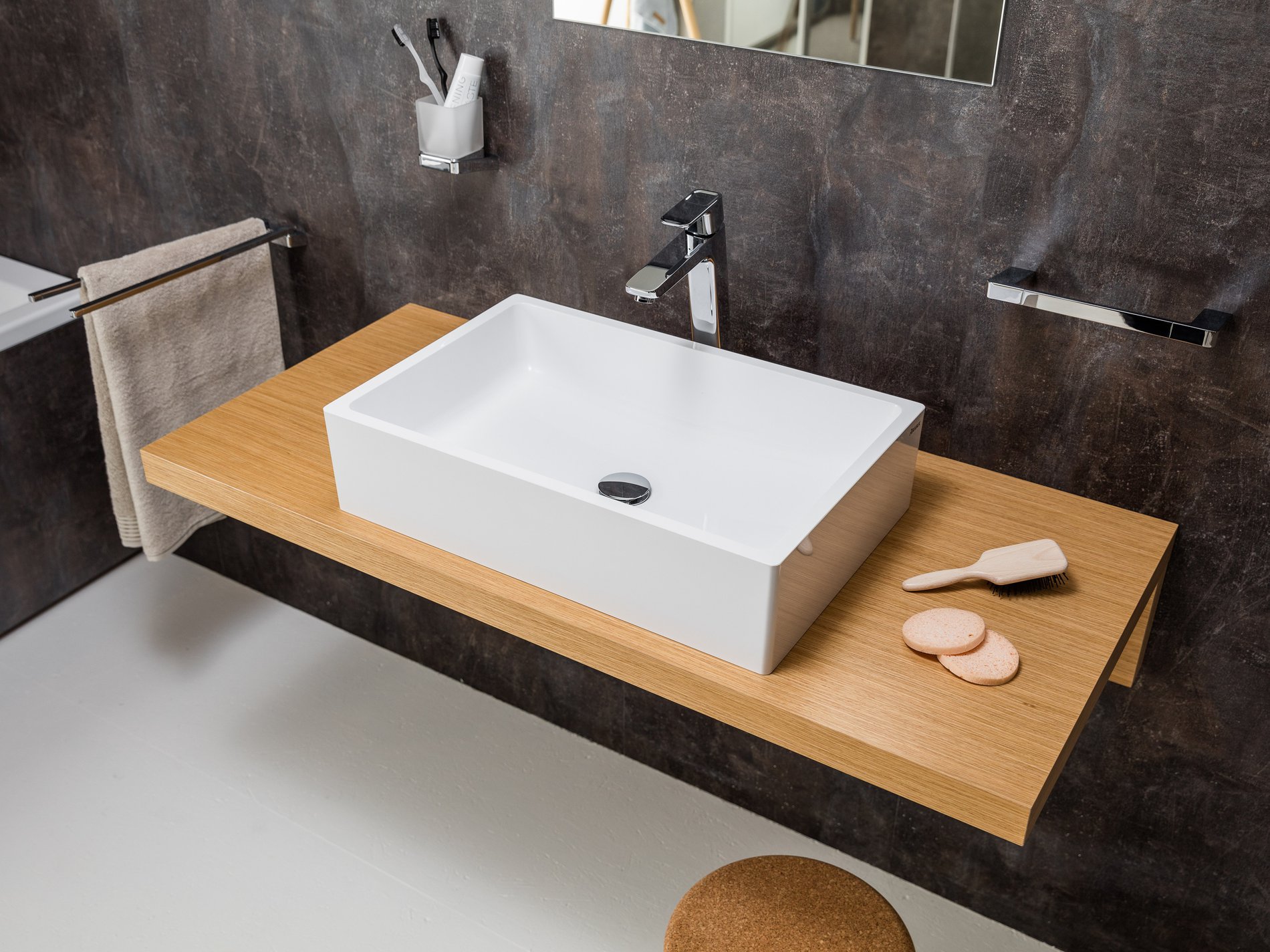 Ravak 10° kéztörlő tartó 25 cm TD 300.00CR, króm – Fürdőszobai kiegészítő