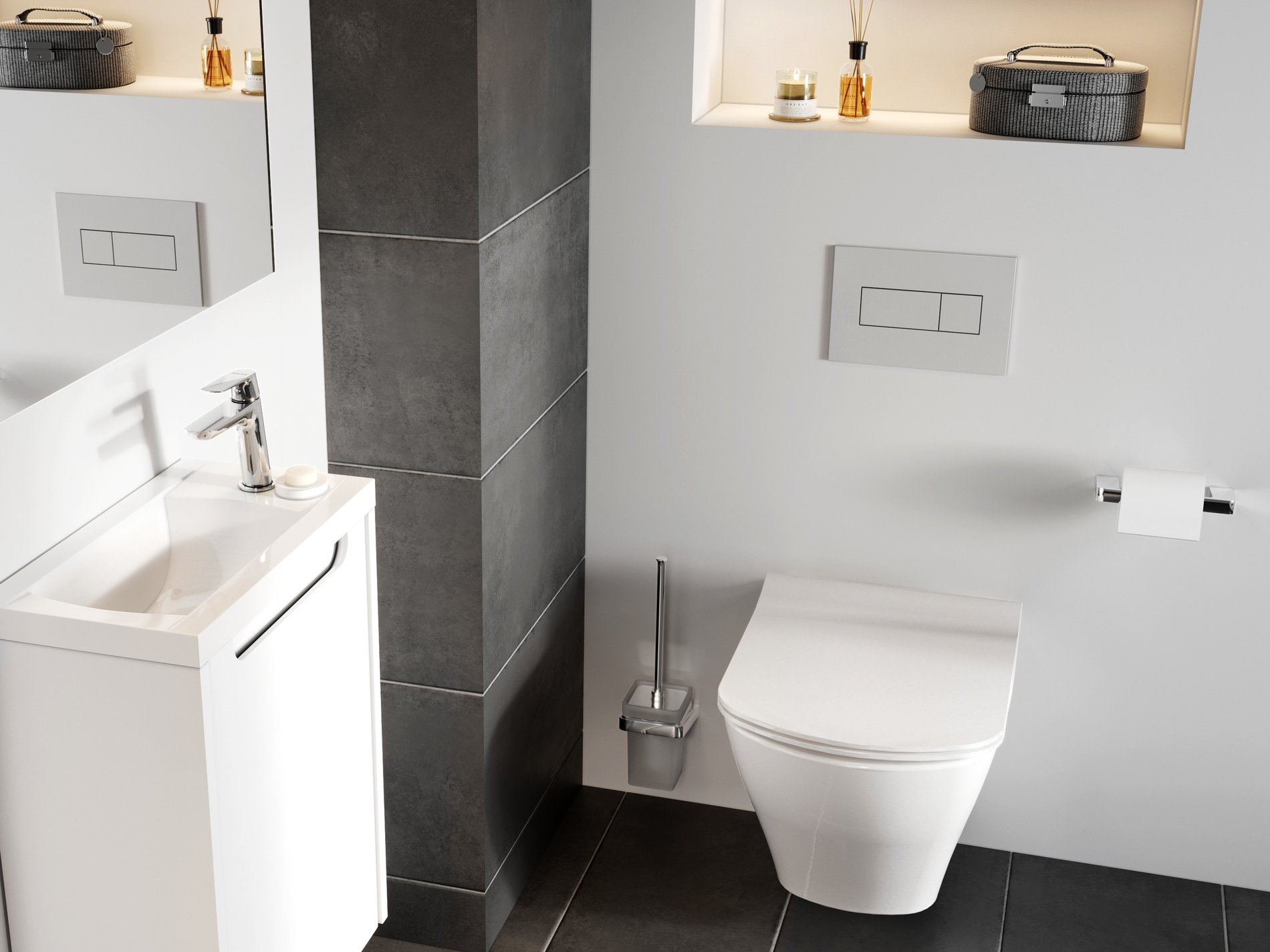Ravak 10° WC papír tartó TD 400.00CR , króm – Fürdőszobai kiegészítő