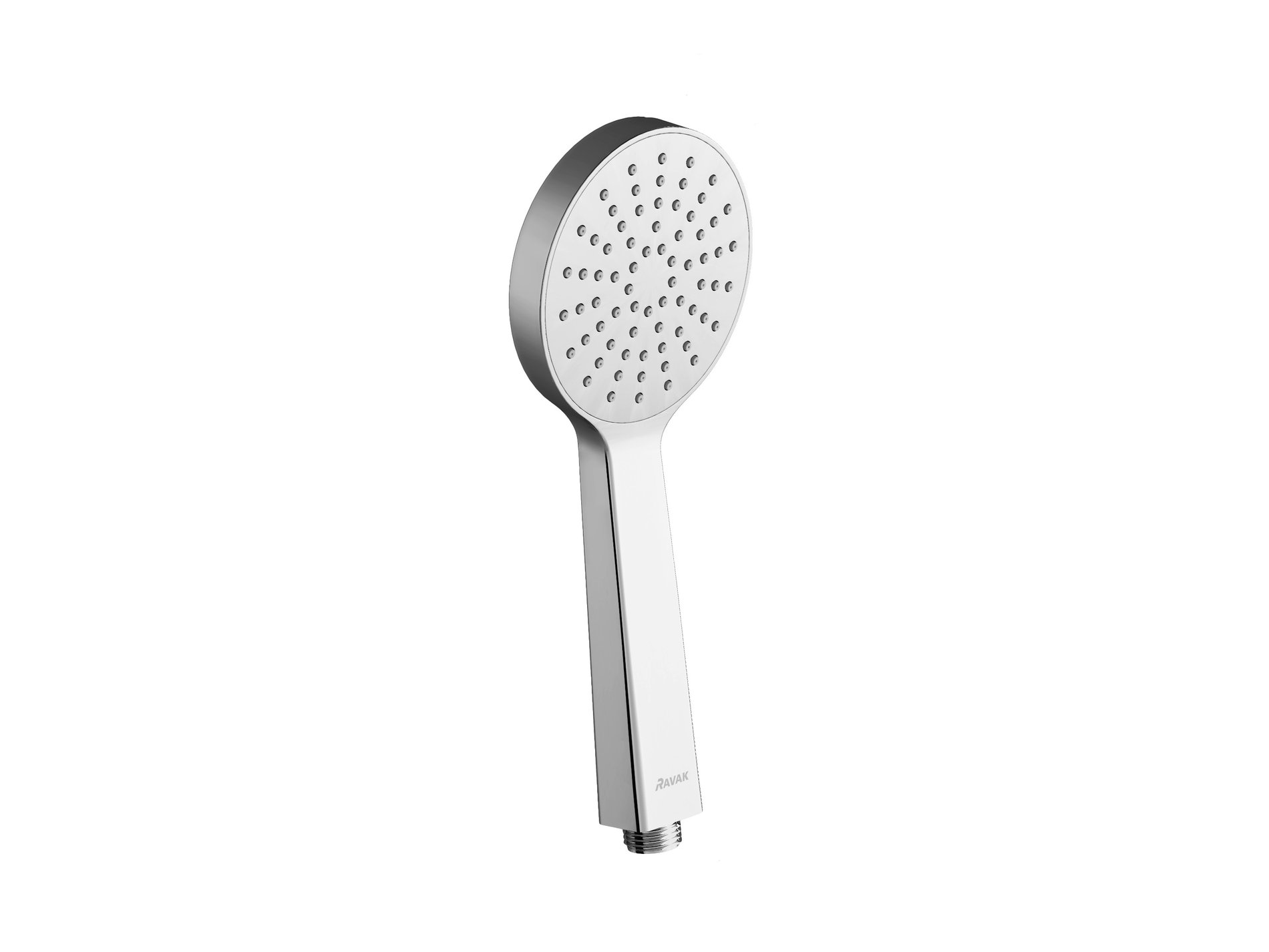 Ravak Flat S kézi zuhanyfej, lapos, 1 funkció, átmérő 100 mm 960.00CR, króm – Kézizuhanyok