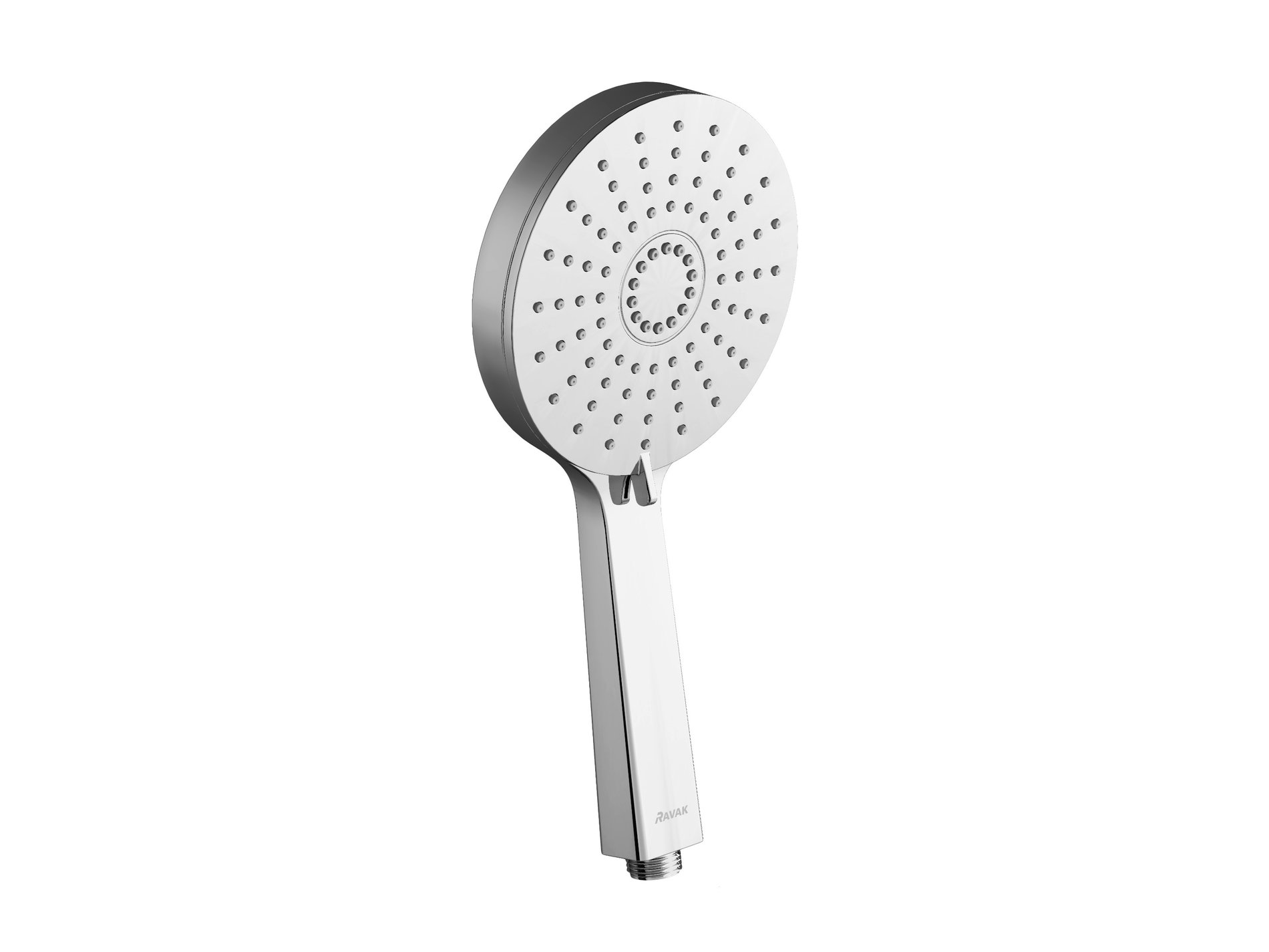 Ravak Flat XXL zuhanyfej, lapos, 3 funkciós, 140 mm 961.00CR, króm – Kézizuhanyok