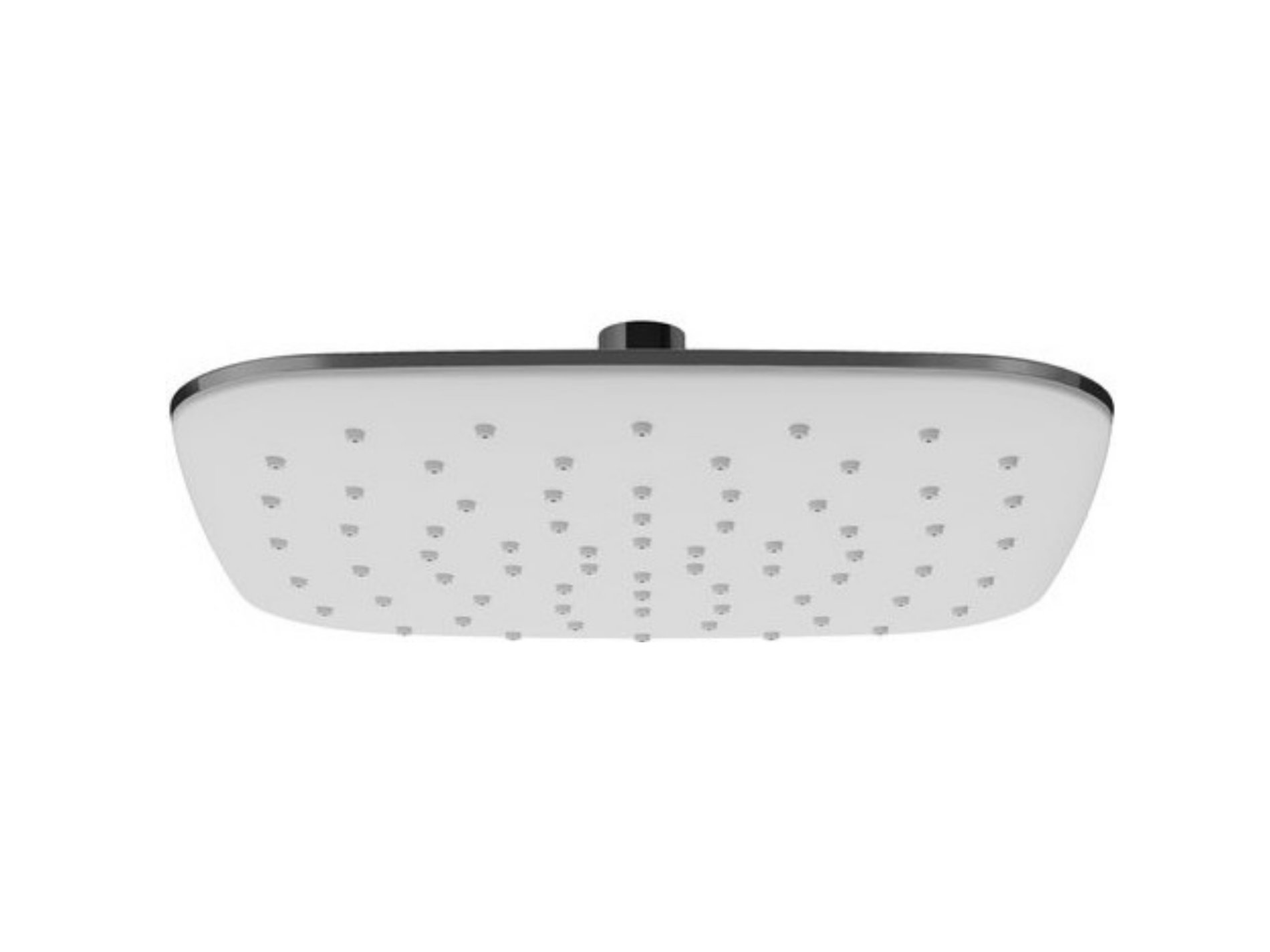 Ravak Fejzuhany ABS, szögletes, 250mm 983.10CR/WH, króm/ fehér – Zuhanyfejek