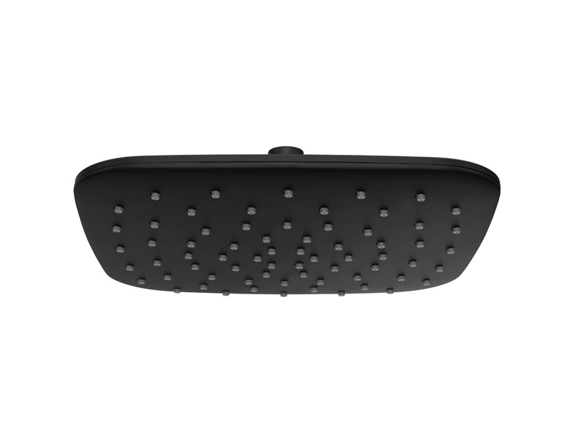 Ravak Esőztető zuhanyfej ABS, szögletes, 250mm 983.20BL, fekete – Zuhanyfejek