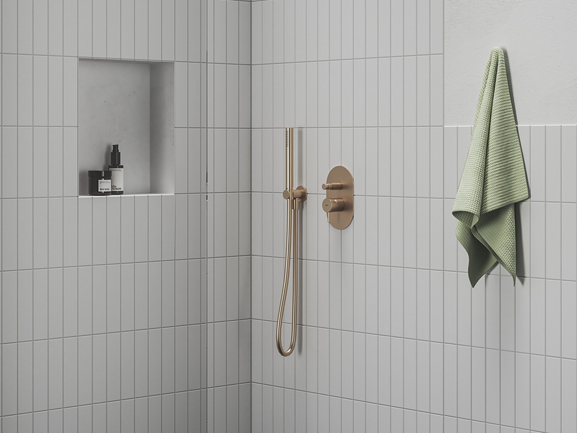 Ravak Zuhanygégecső 150 cm, műanyag 913.62RGB, rose gold – Rózsa arany, Gégecsövek