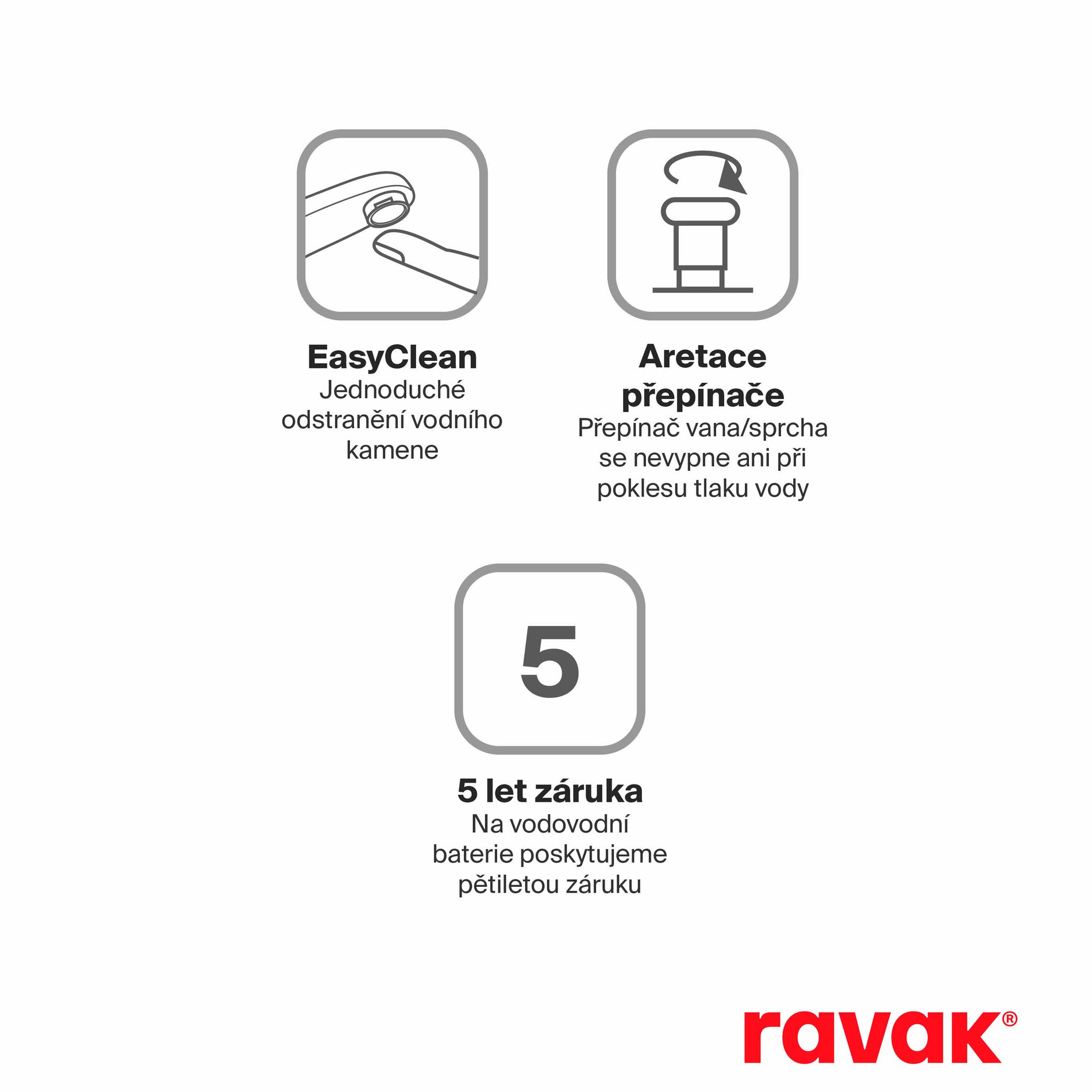 Ravak Flat fali kádcsaptelep szettel, króm FL 022.00CR S – Zuhany- és kádszettek