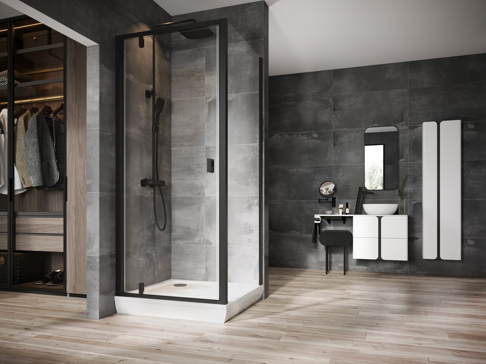 Ravak Perseus Pro Flat 90x90 zuhanytálca fehér – Sarok zuhanytálcák