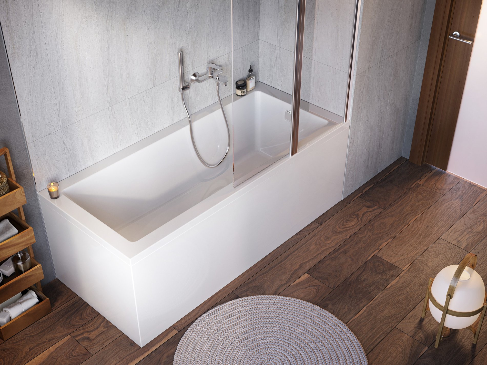 Ravak Natural 170x75 akrilkád fehér – Téglalap alakú kádak