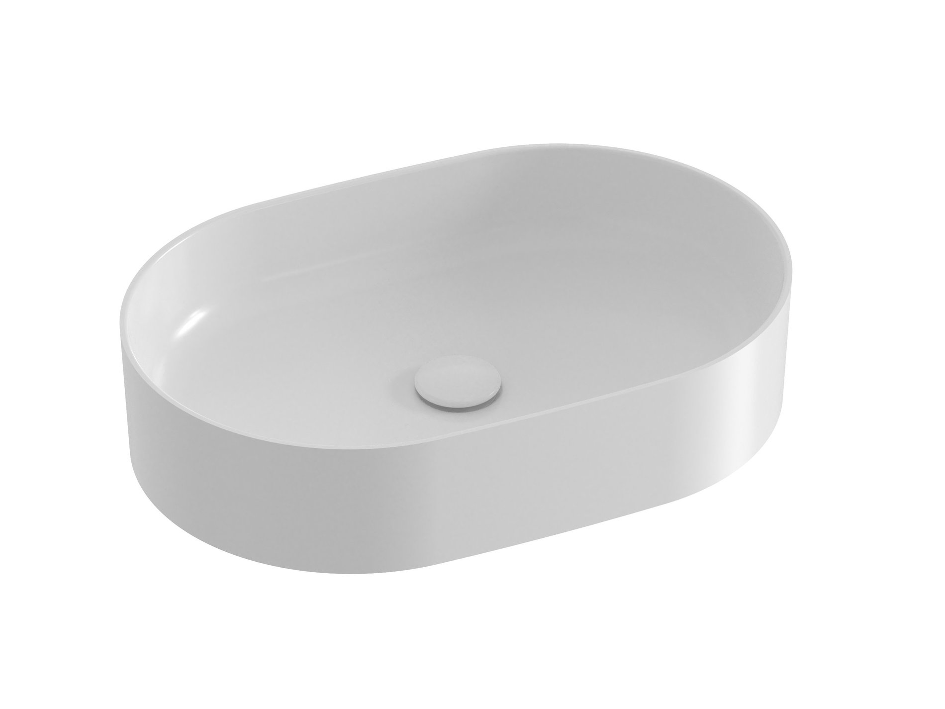 Ravak Ceramic Slim O 55 kerámiamosdó fehér – Pultra építhető mosdók
