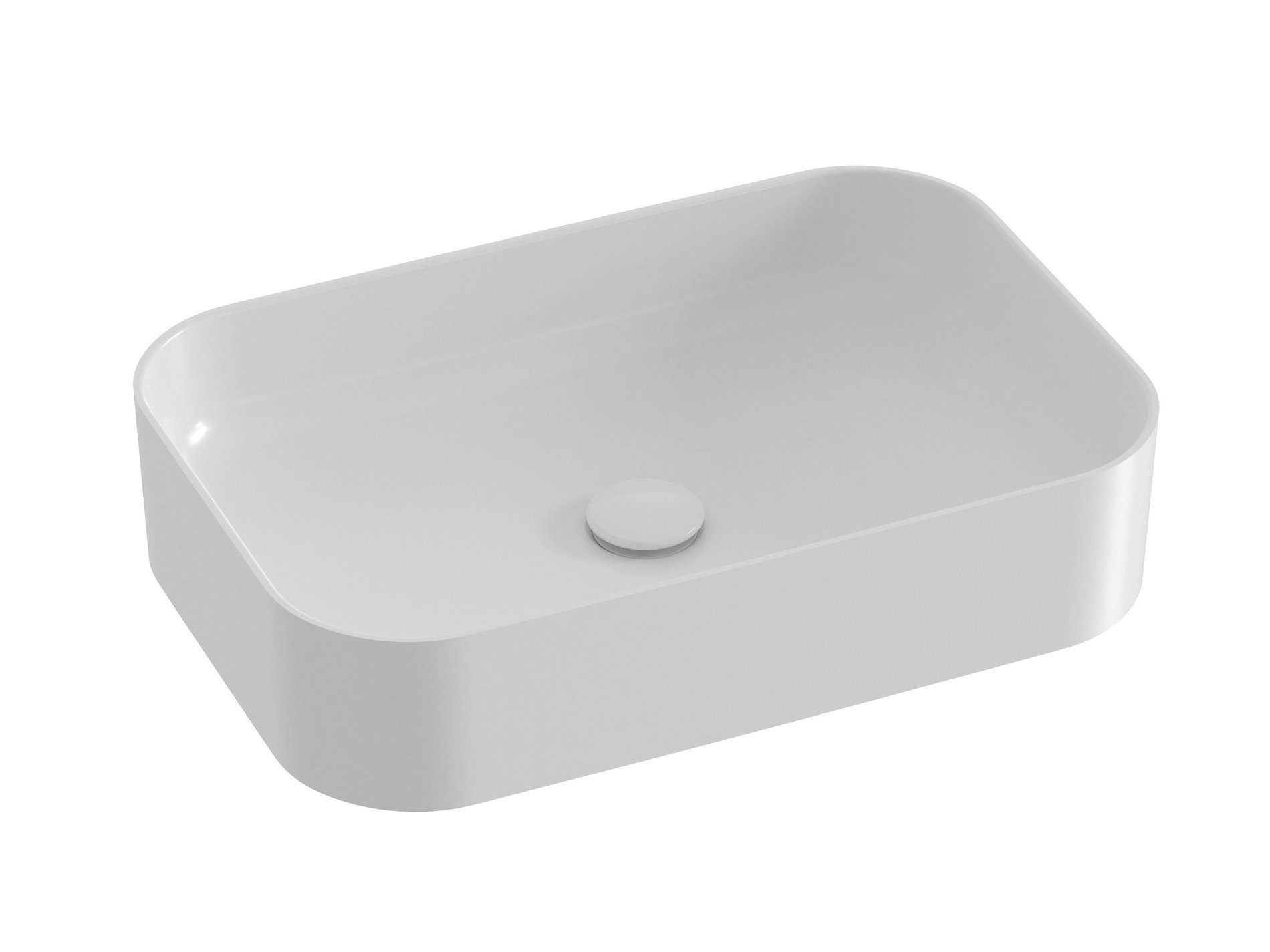 Ravak Ceramic Slim R 55 kerámiamosdó fehér – Pultra építhető mosdók