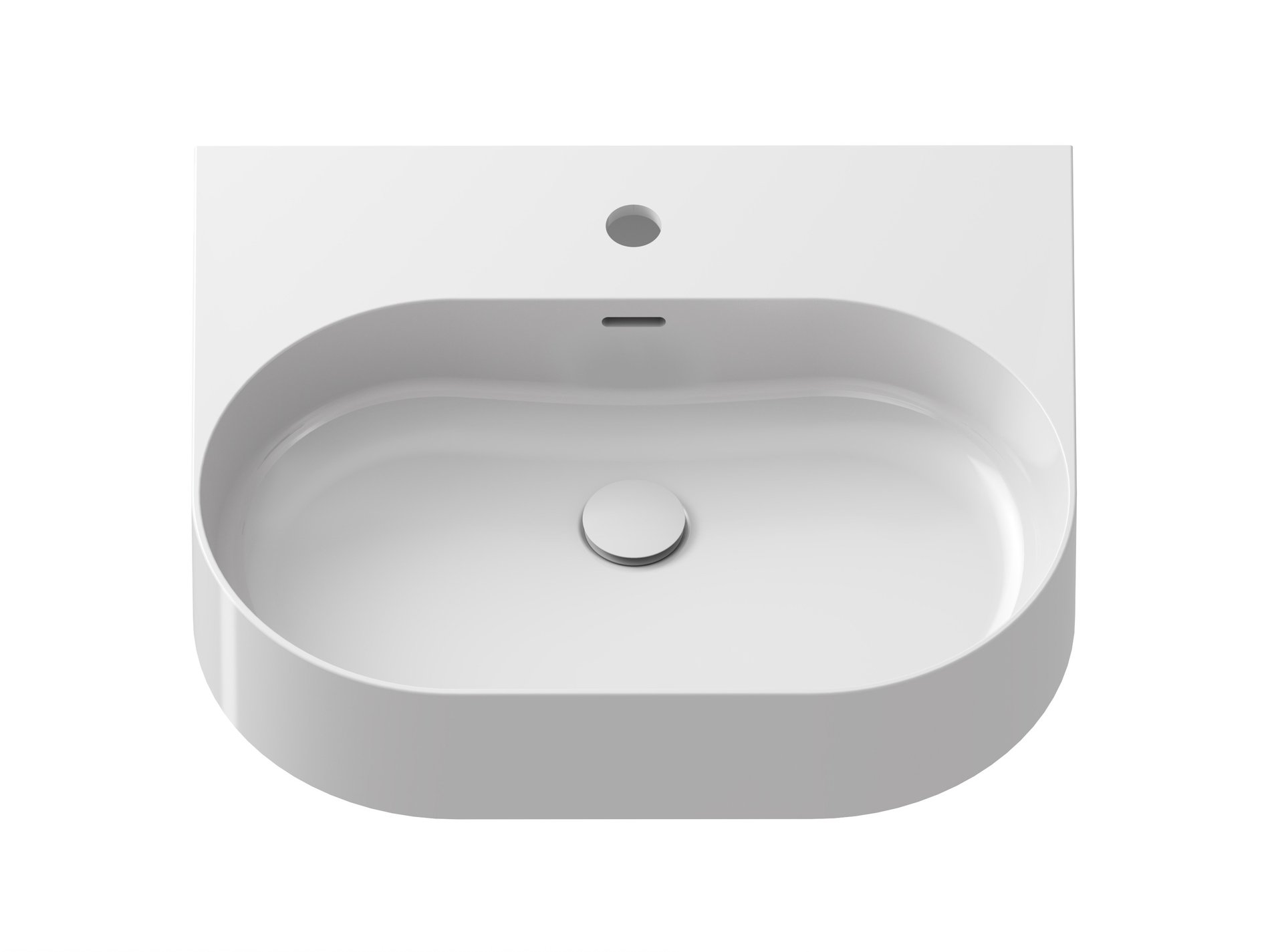 Ravak Ceramic Slim Wall O 55 kerámiamosdó fehér – Pultra építhető mosdók