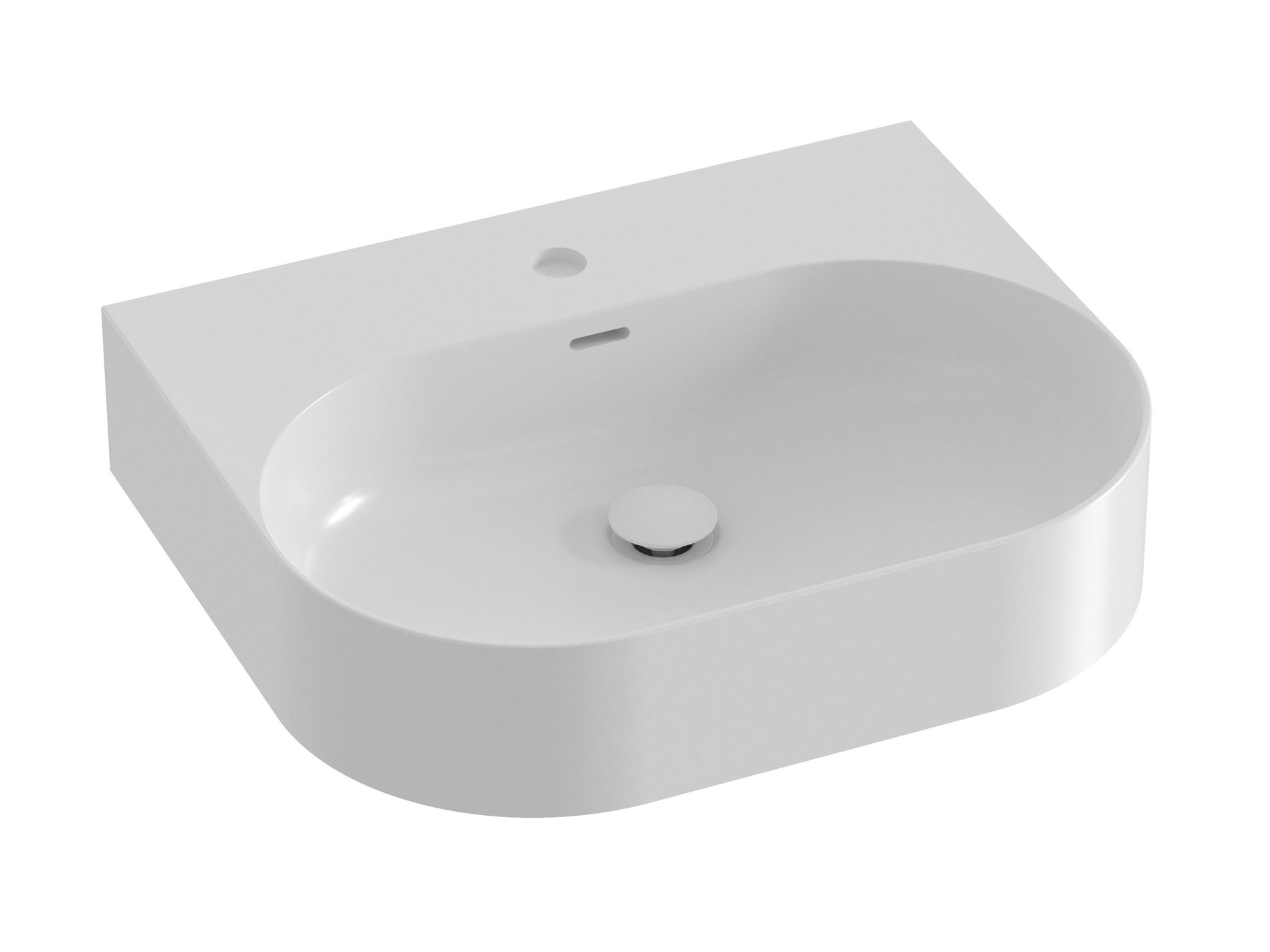 Ravak Ceramic Slim Wall O 55 N kerámiamosdó fehér – Fali mosdók