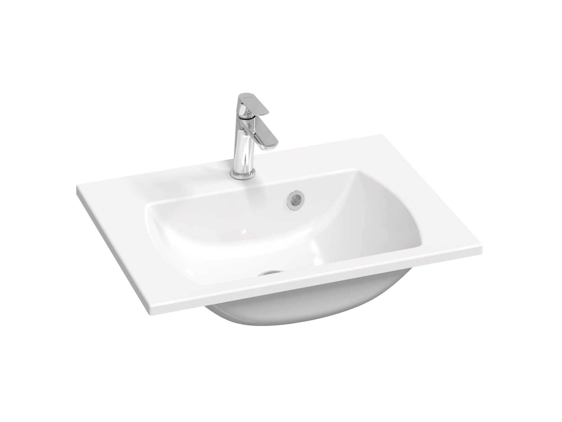Ravak Classic Slim 60 mosdó fehér, furattal – Fali mosdók