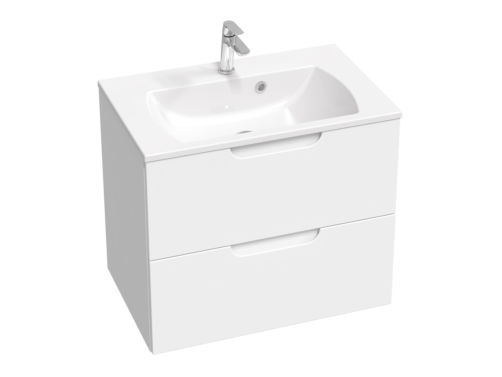 Ravak Classic Slim 70 mosdó fehér, furattal – Fali mosdók