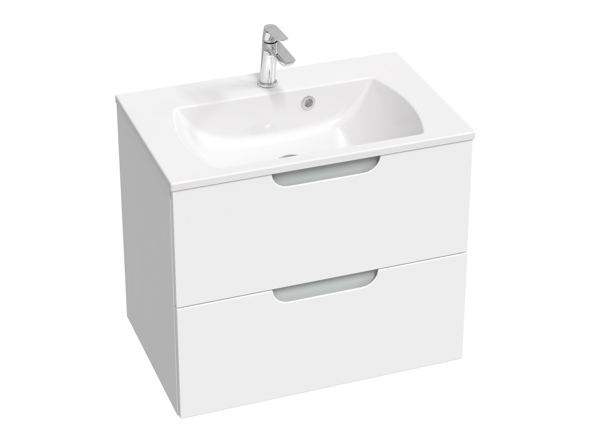 Ravak Classic Slim 70 mosdó fehér, furattal – Fali mosdók