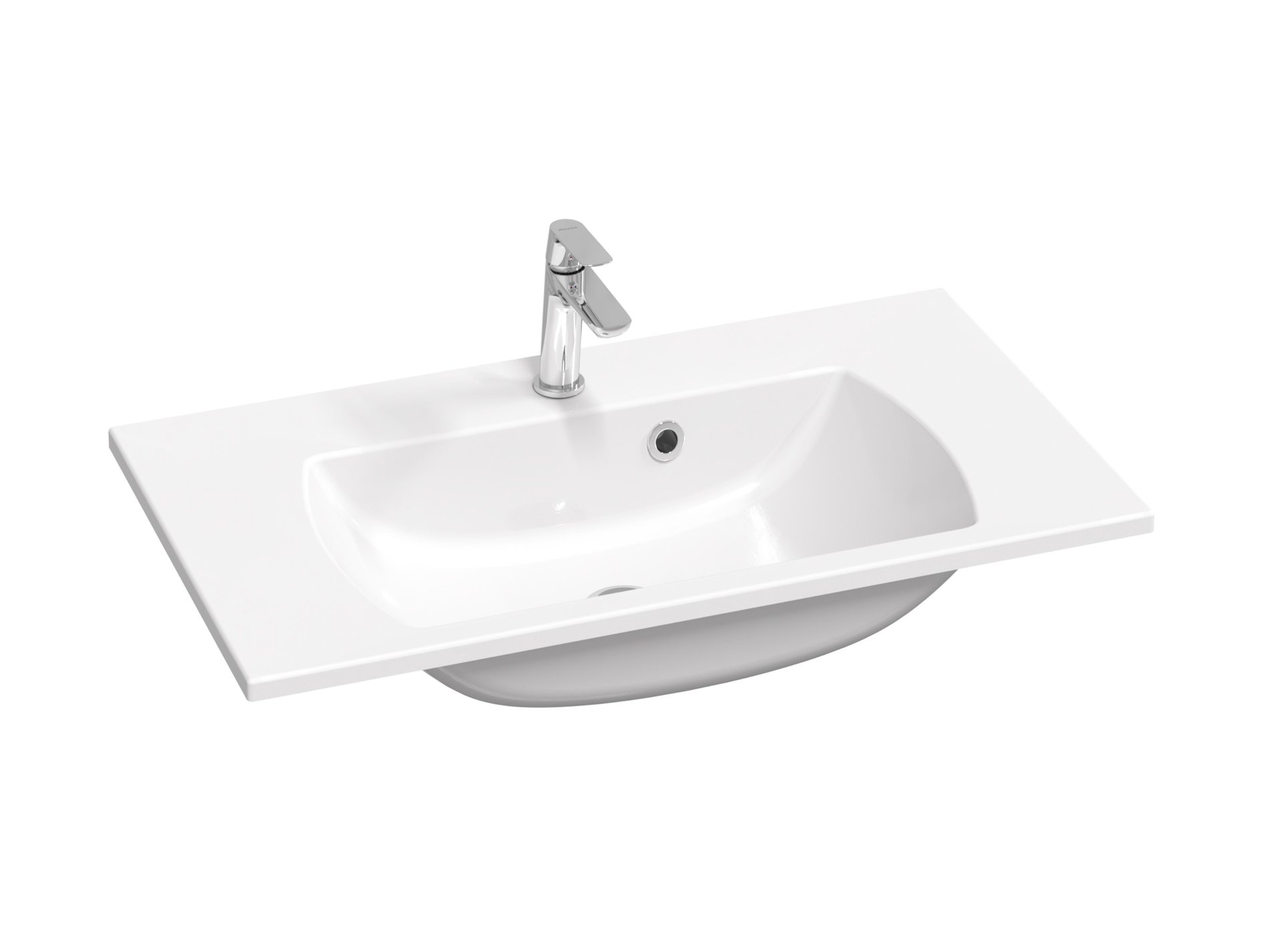Ravak Classic Slim 80 mosdó fehér, furattal – Fali mosdók