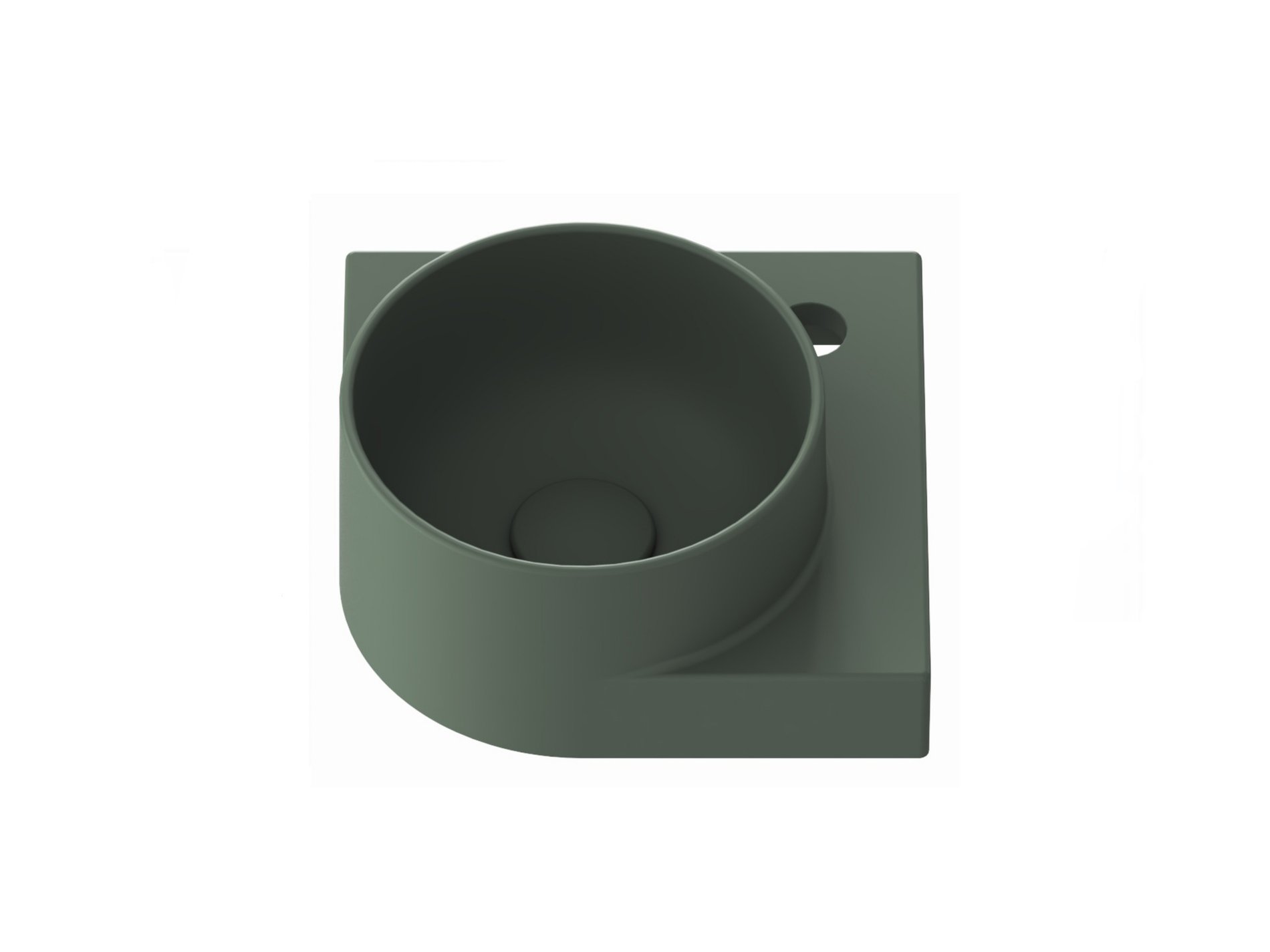 Ravak Yard 28 C kerámiamosdó Grey Green – Zöld, Fali mosdók