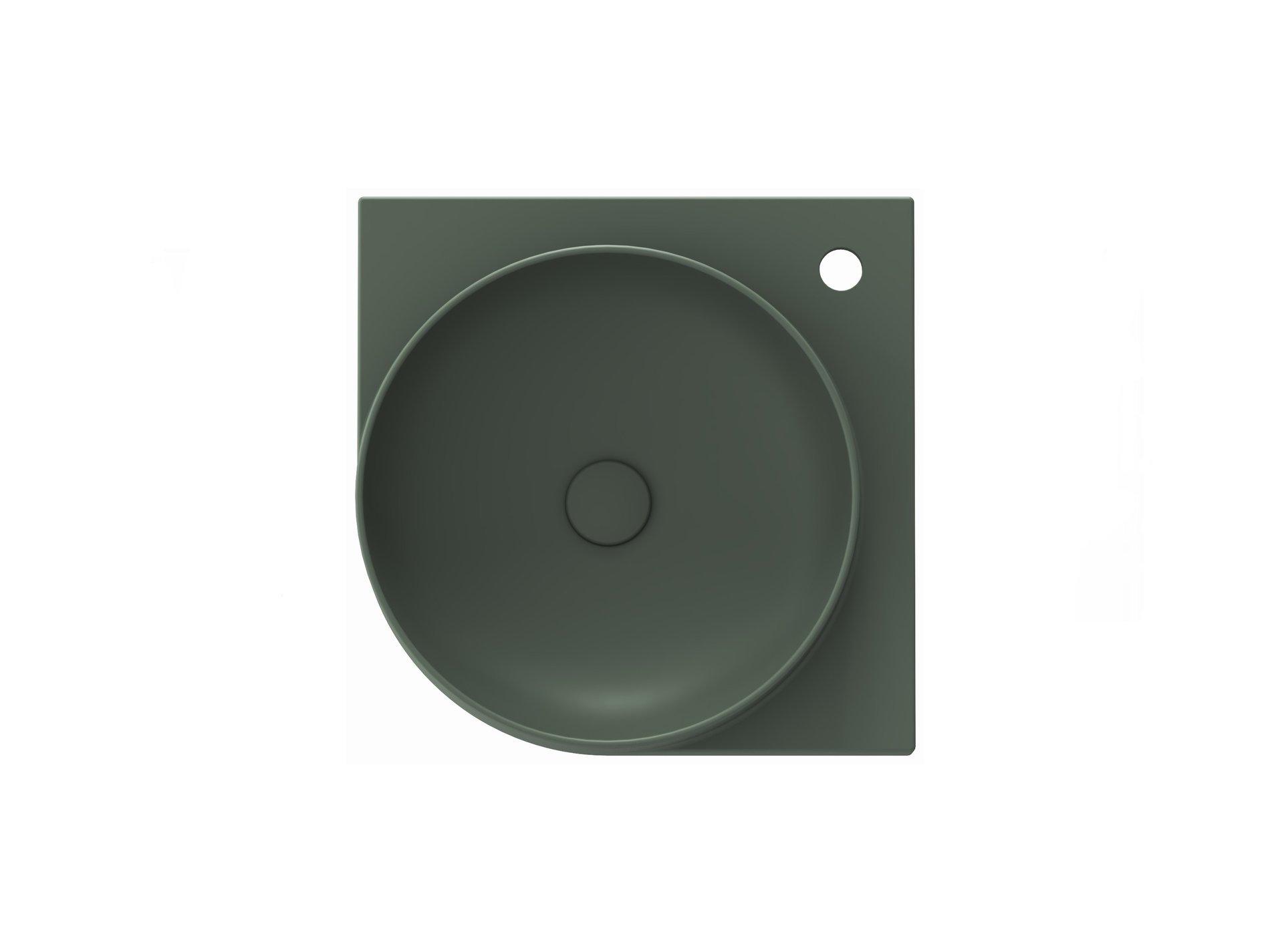 Ravak Yard 45 C kerámiamosdó Grey Green – Zöld, Fali mosdók
