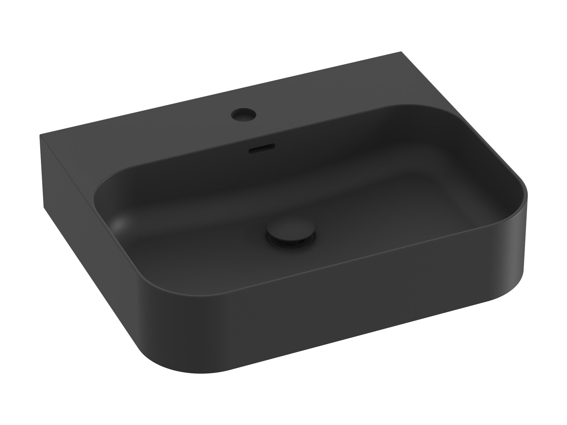 Ravak Ceramic Slim Wall R 55 N kerámiamosdó matt fekete – Fali mosdók
