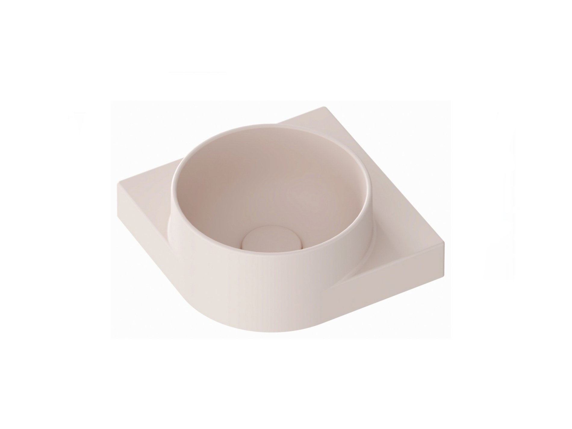 Ravak Yard 28 C kerámiamosdó Alabaster Pink – Rózsaszín, Fali mosdók