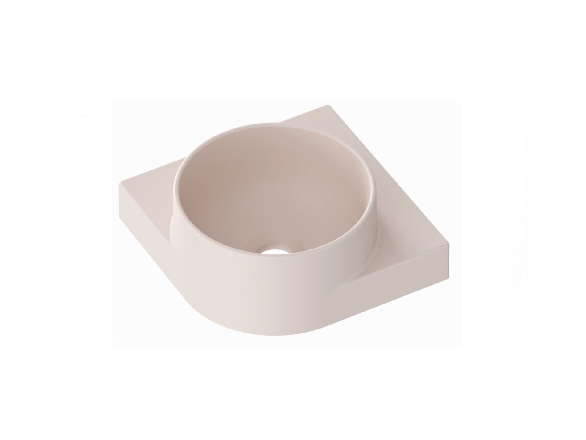 Ravak Yard 28 C kerámiamosdó Alabaster Pink – Rózsaszín, Fali mosdók