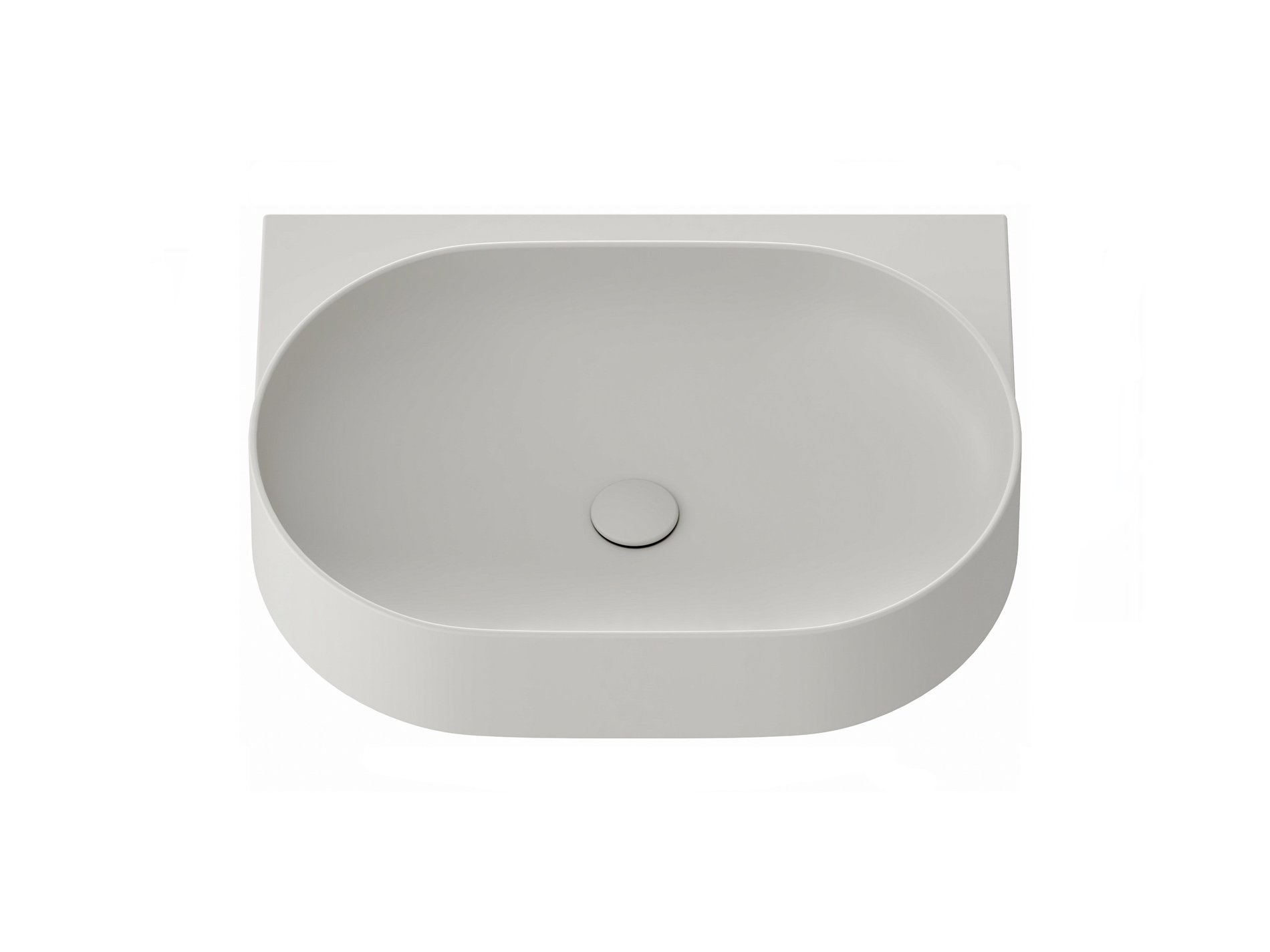 Ravak Yard 60 kerámiamosdó Smoke Grey – Szürke, Pultra építhető mosdók