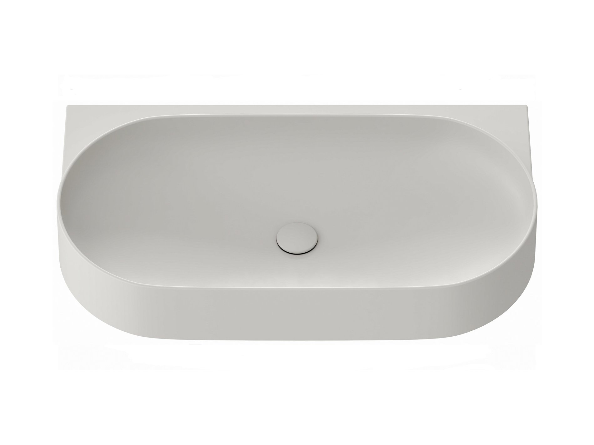 Ravak Yard 80 kerámiamosdó Smoke Grey – Szürke, Pultra építhető mosdók