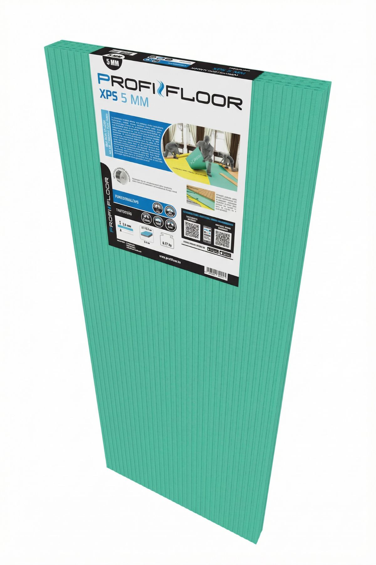 ProfiFloor 5 alátét 6 m2, laminált padlóhoz – Zöld, Padlóalátét