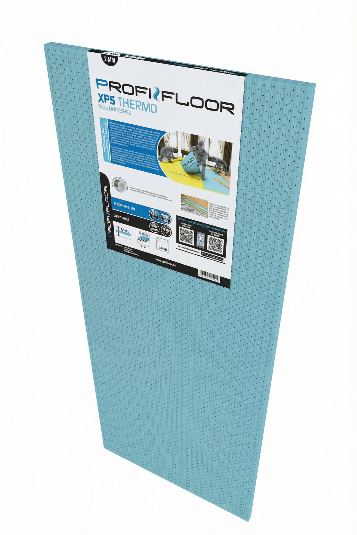 ProfiFloor Thermo táblás alátét 6 m2, laminált padlóhoz – Kék, Padlóalátét