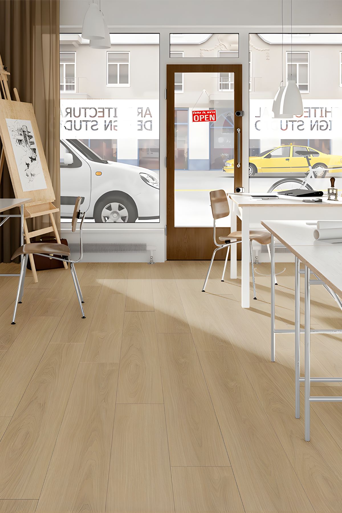ProfiTrend Idaho Oak SPC padló – Barna, SPC / Vinyl padló